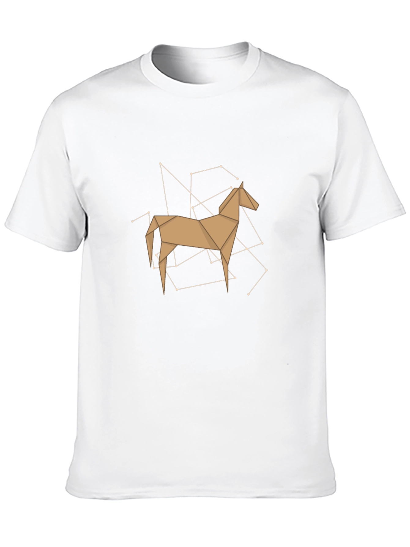 Geometric Horse T-Shirt - Stylish & Modern