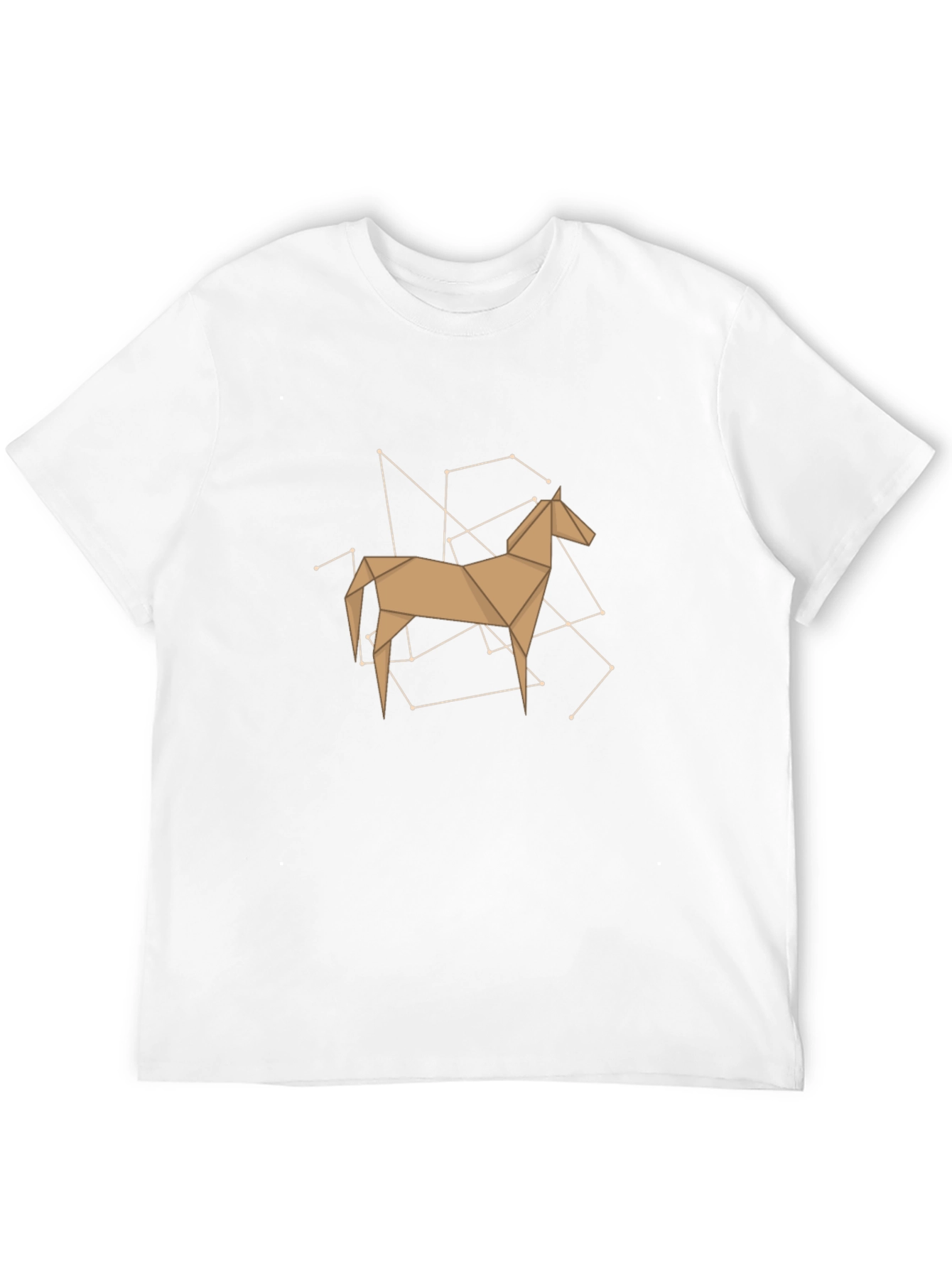 Geometric Horse T-Shirt - Stylish & Modern