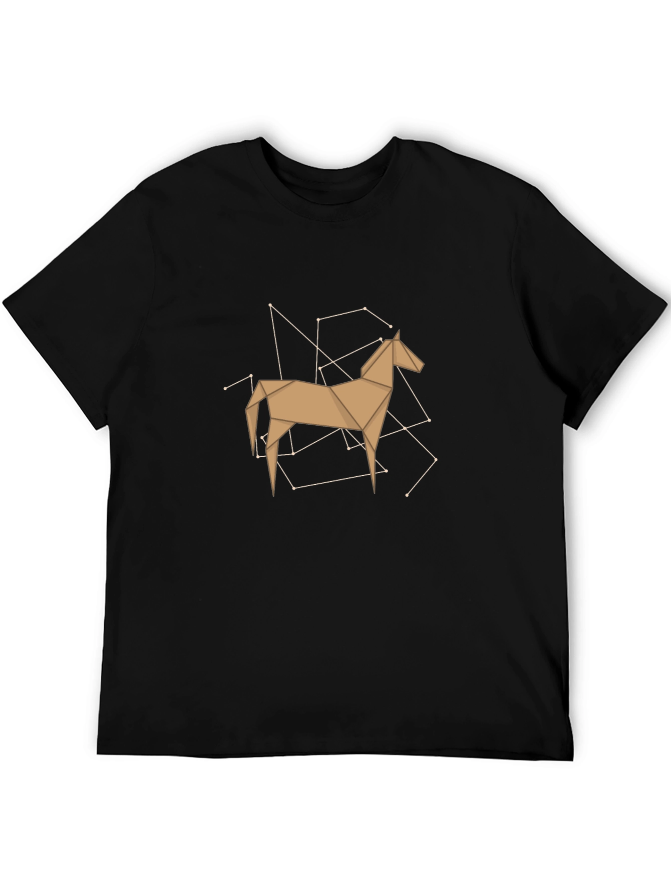 Geometric Horse T-Shirt - Stylish & Modern