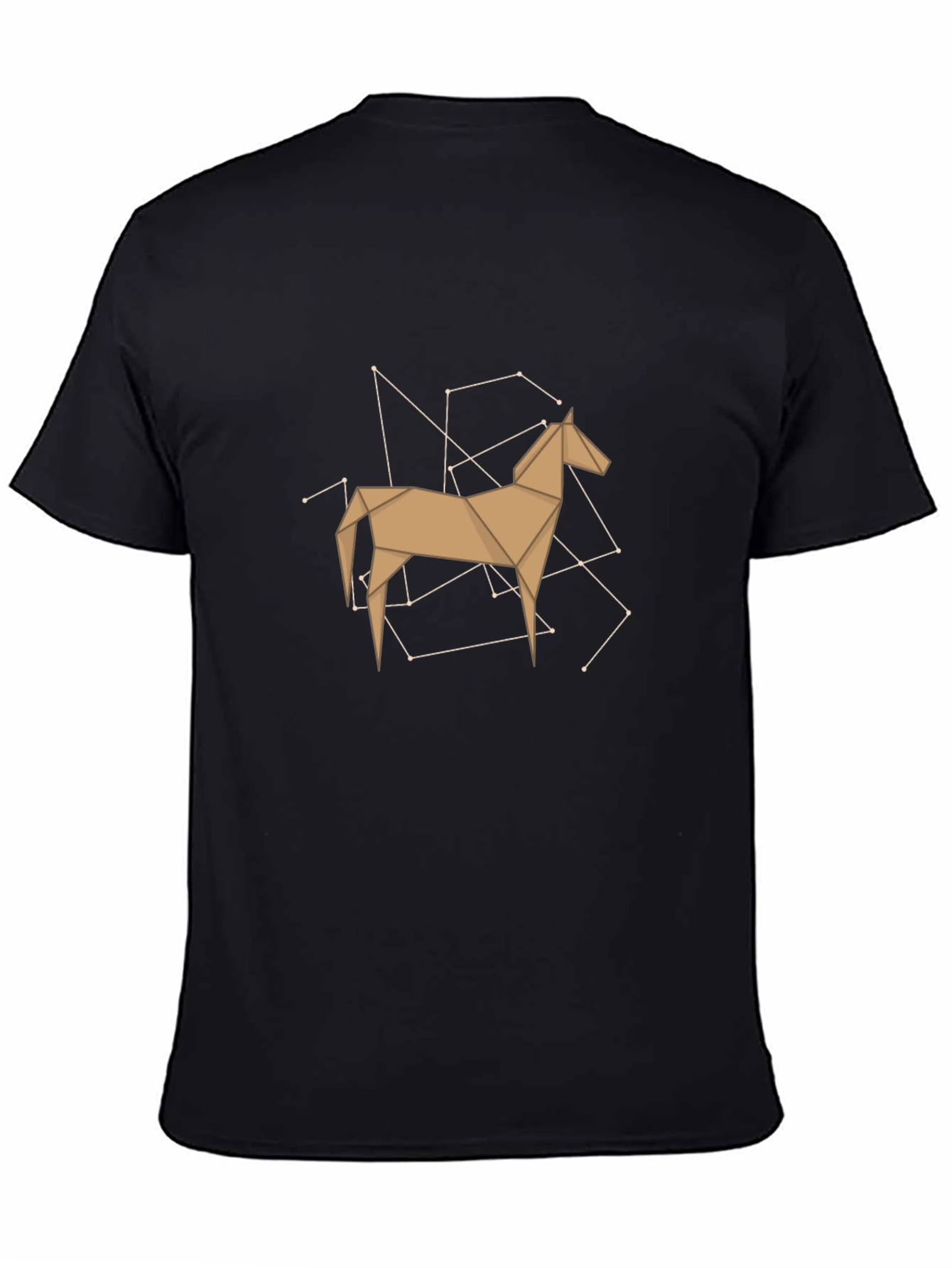 Geometric Horse T-Shirt - Stylish & Modern