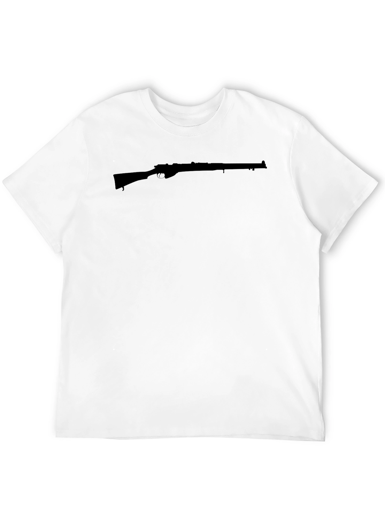 Rifle Graphic Black T-Shirt - Classic Cool