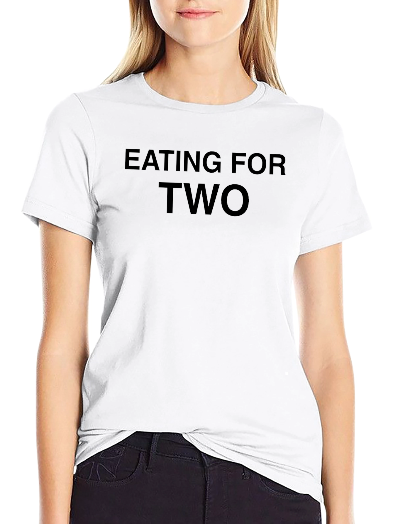 Eating for Two Funny Maternity T-Shirt