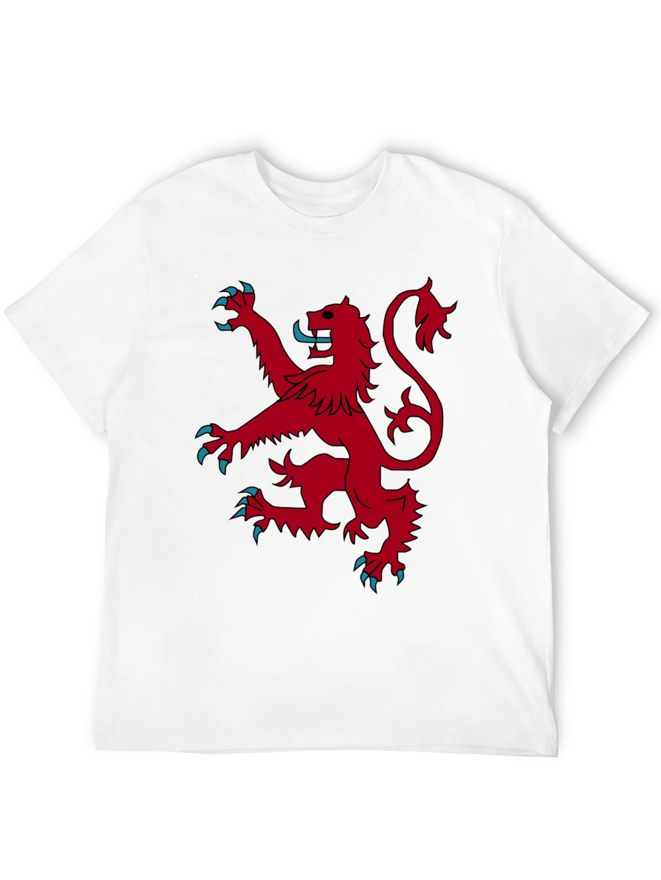 Red Lion Rampant Graphic Black T-Shirt