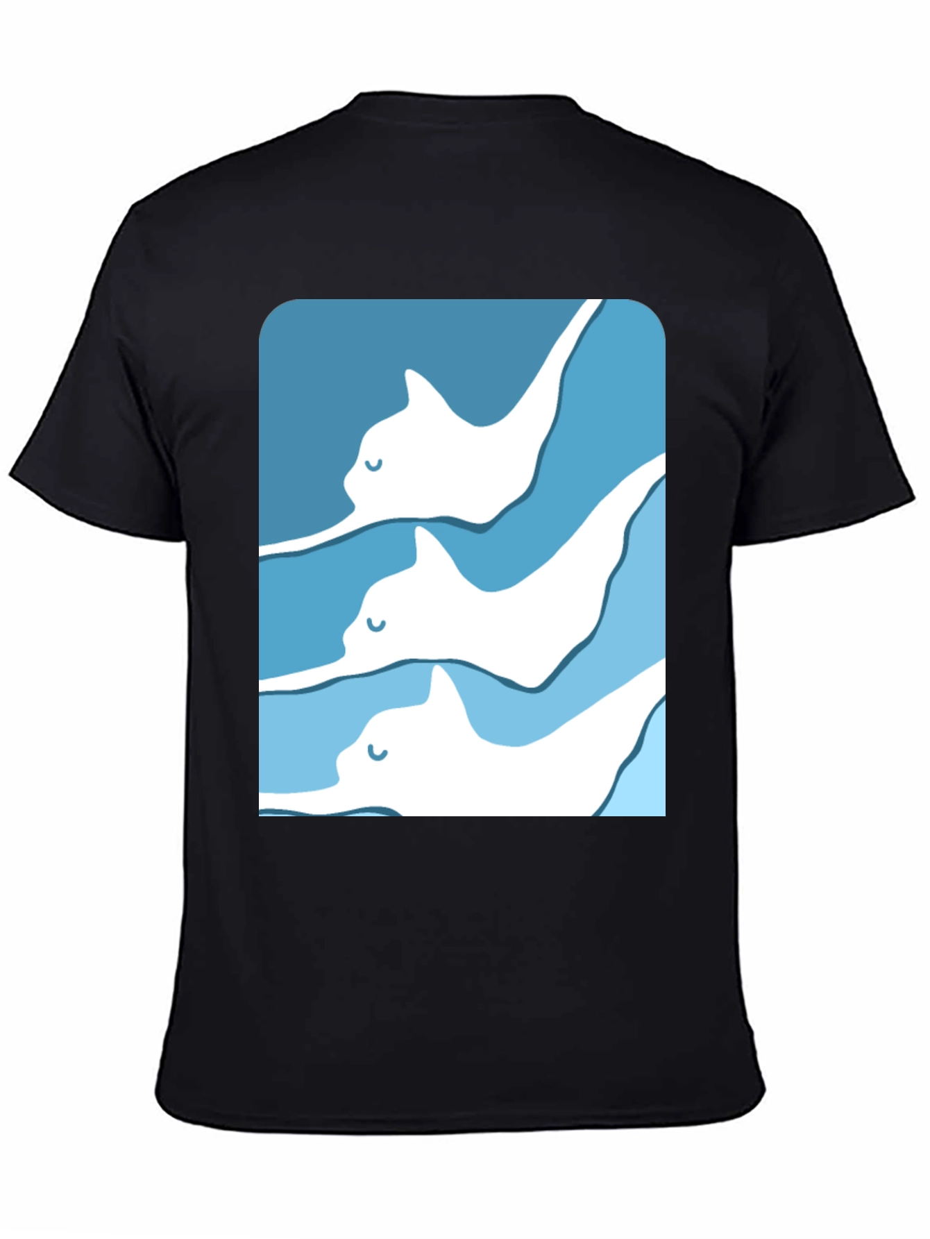 Manta Ray Graphic Tee - Cool Ocean Design T-Shirt