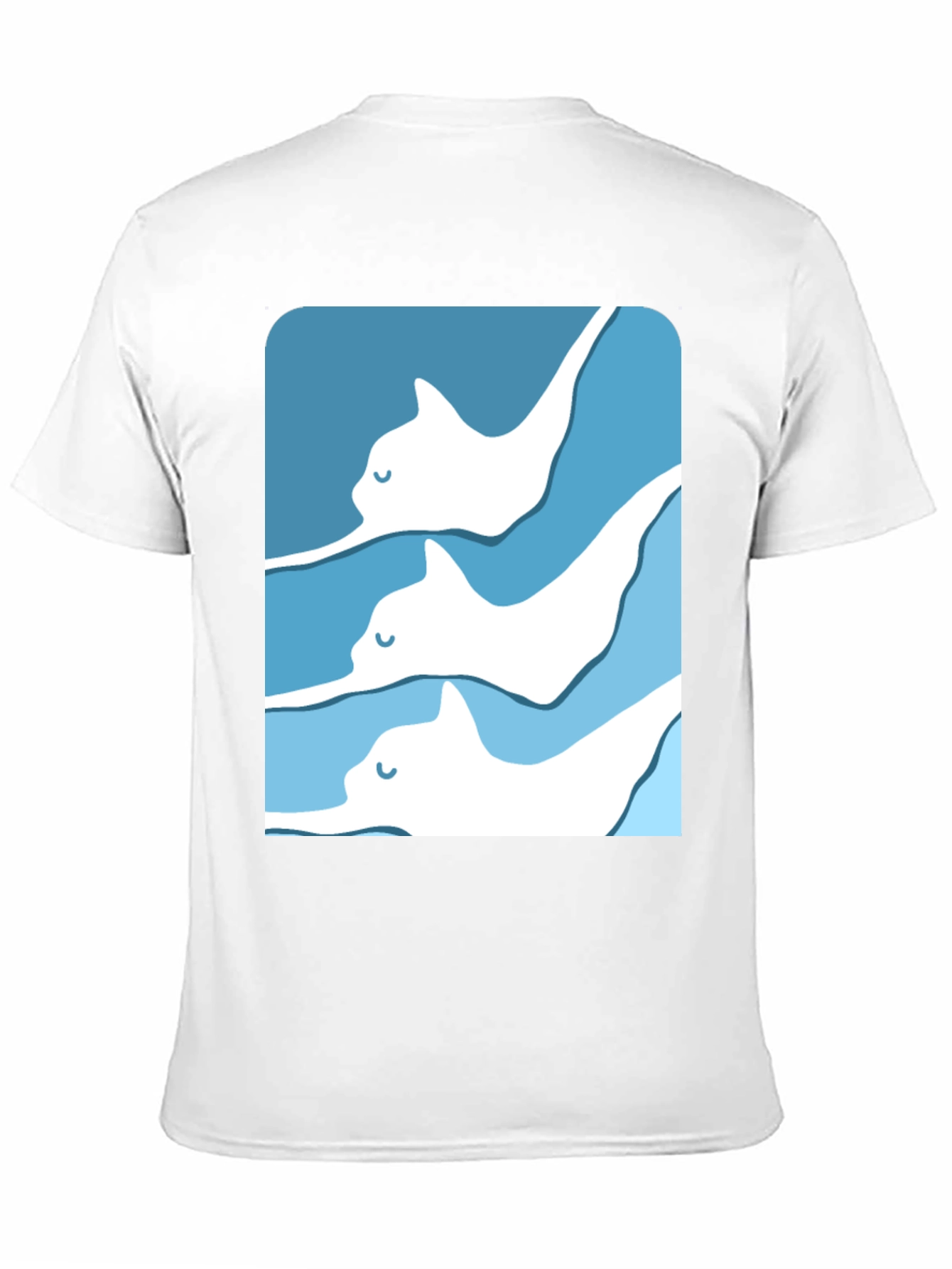 Manta Ray Graphic Tee - Cool Ocean Design T-Shirt
