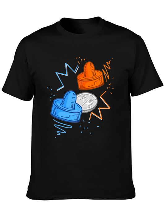 Air Hockey Graphic Tee - Unique Design
