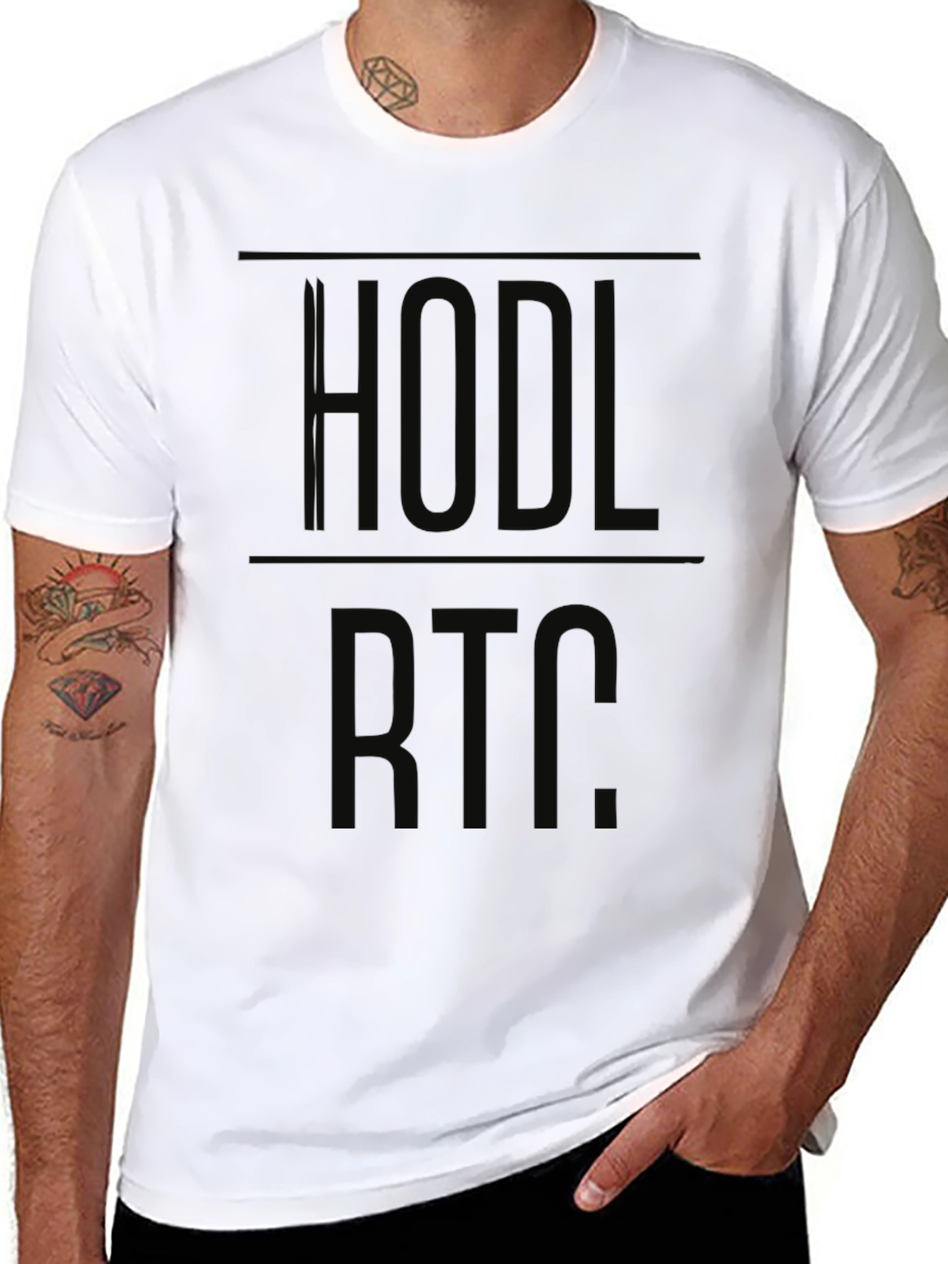 HODL BTC T-Shirt - Crypto Enthusiast Apparel