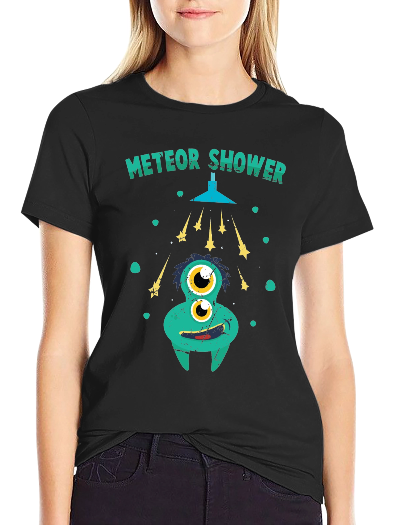 Meteor Shower Funny Graphic Tee