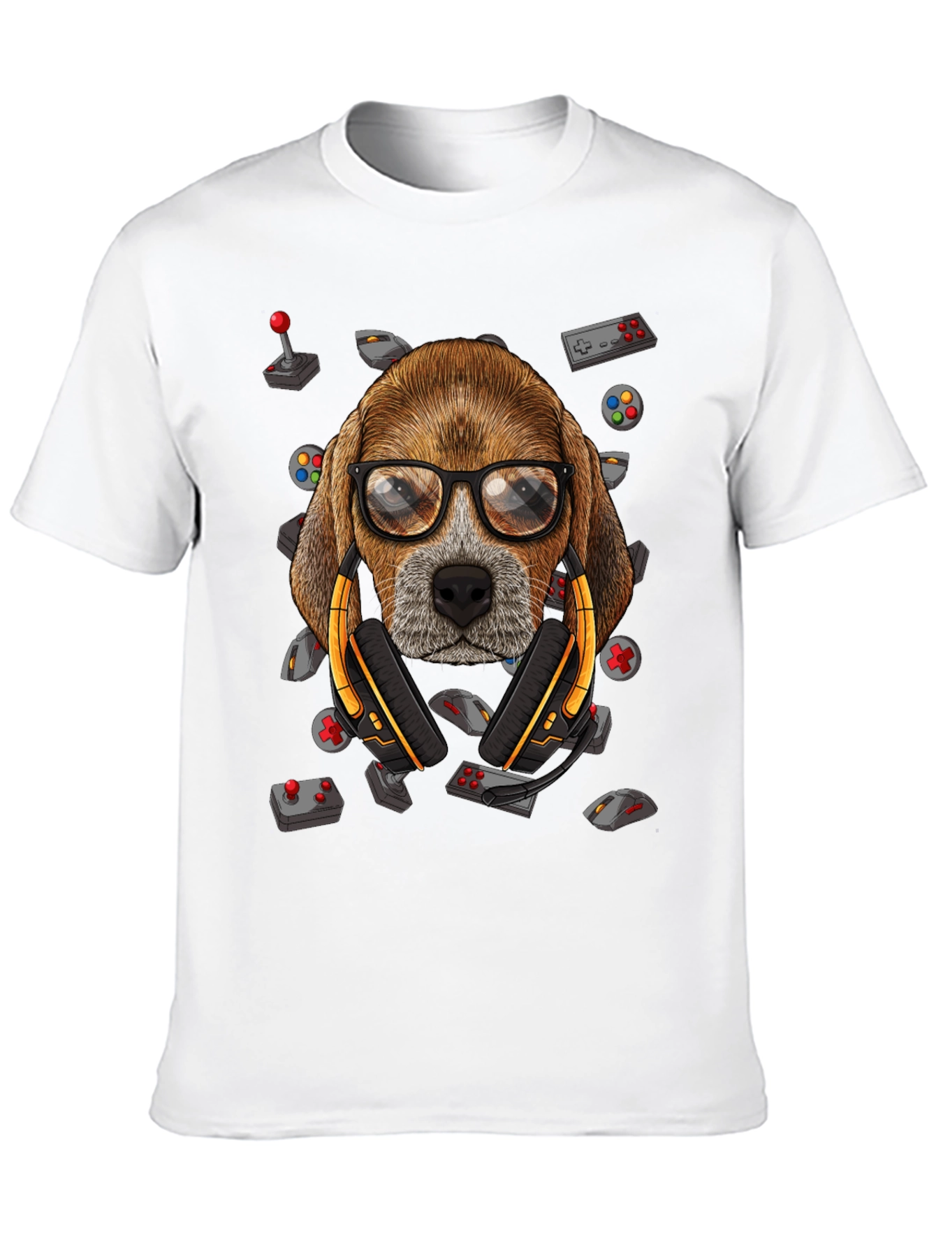 Gamer Dog T-Shirt - Funny Animal Lover Tee