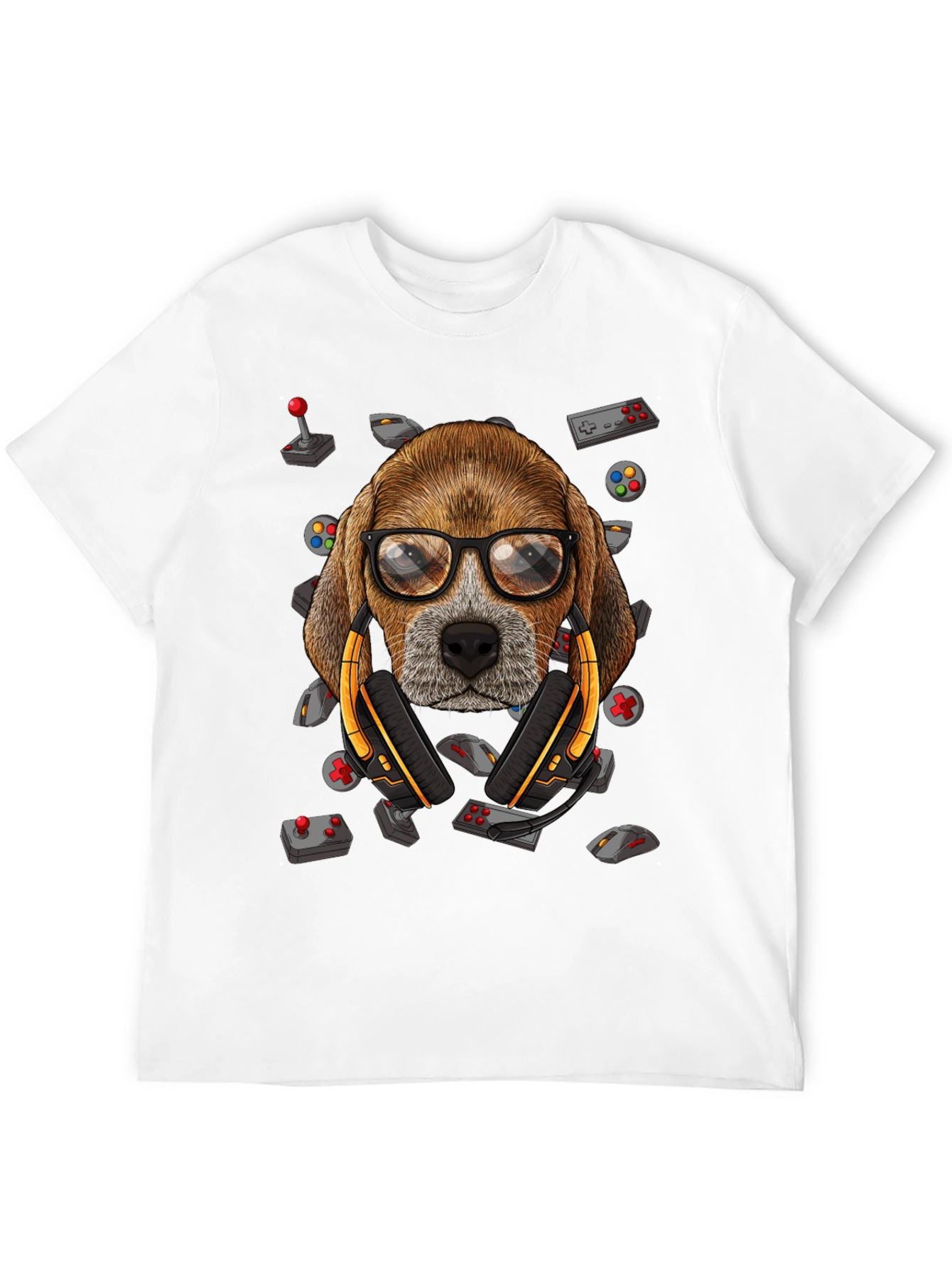Gamer Dog T-Shirt - Funny Animal Lover Tee