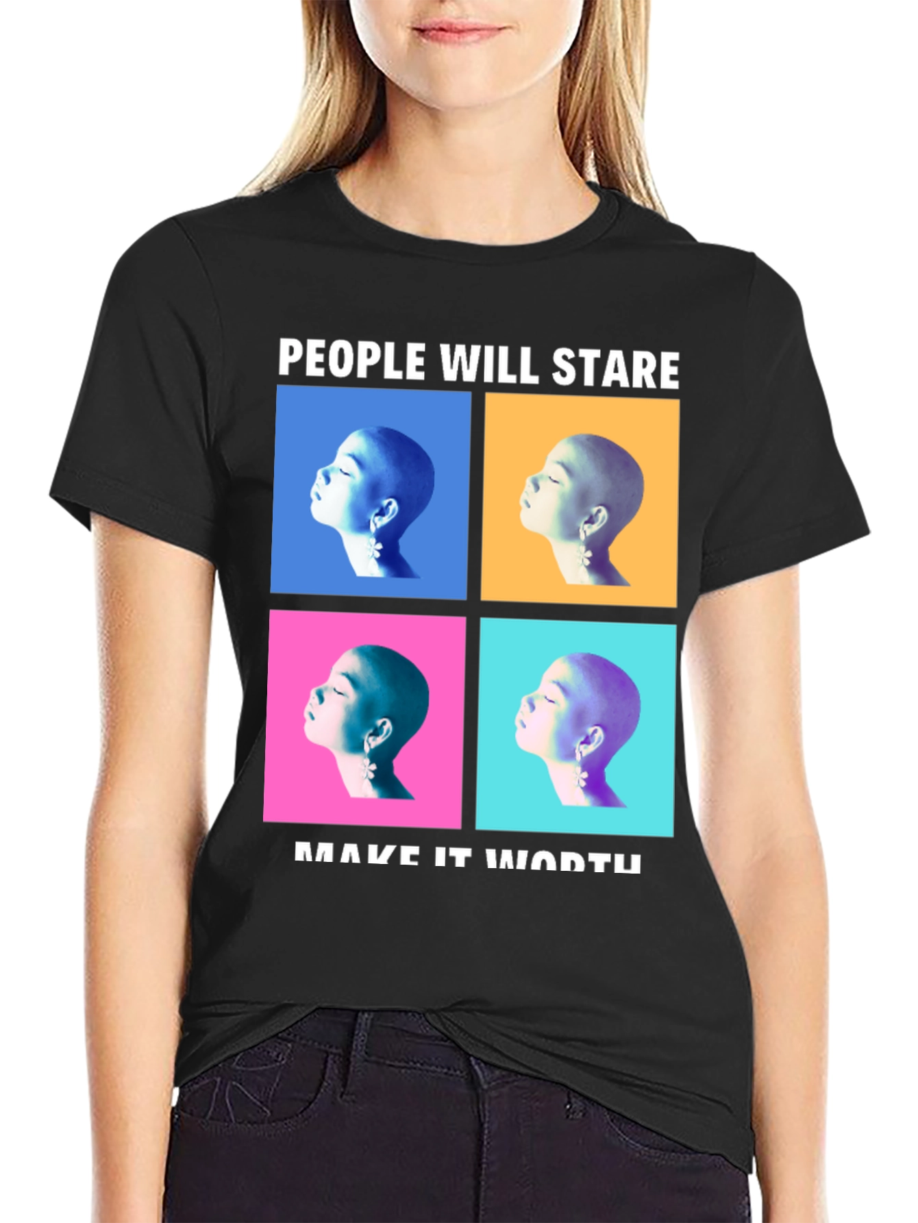 Statement T-Shirt: People Will Stare Graphic Tee