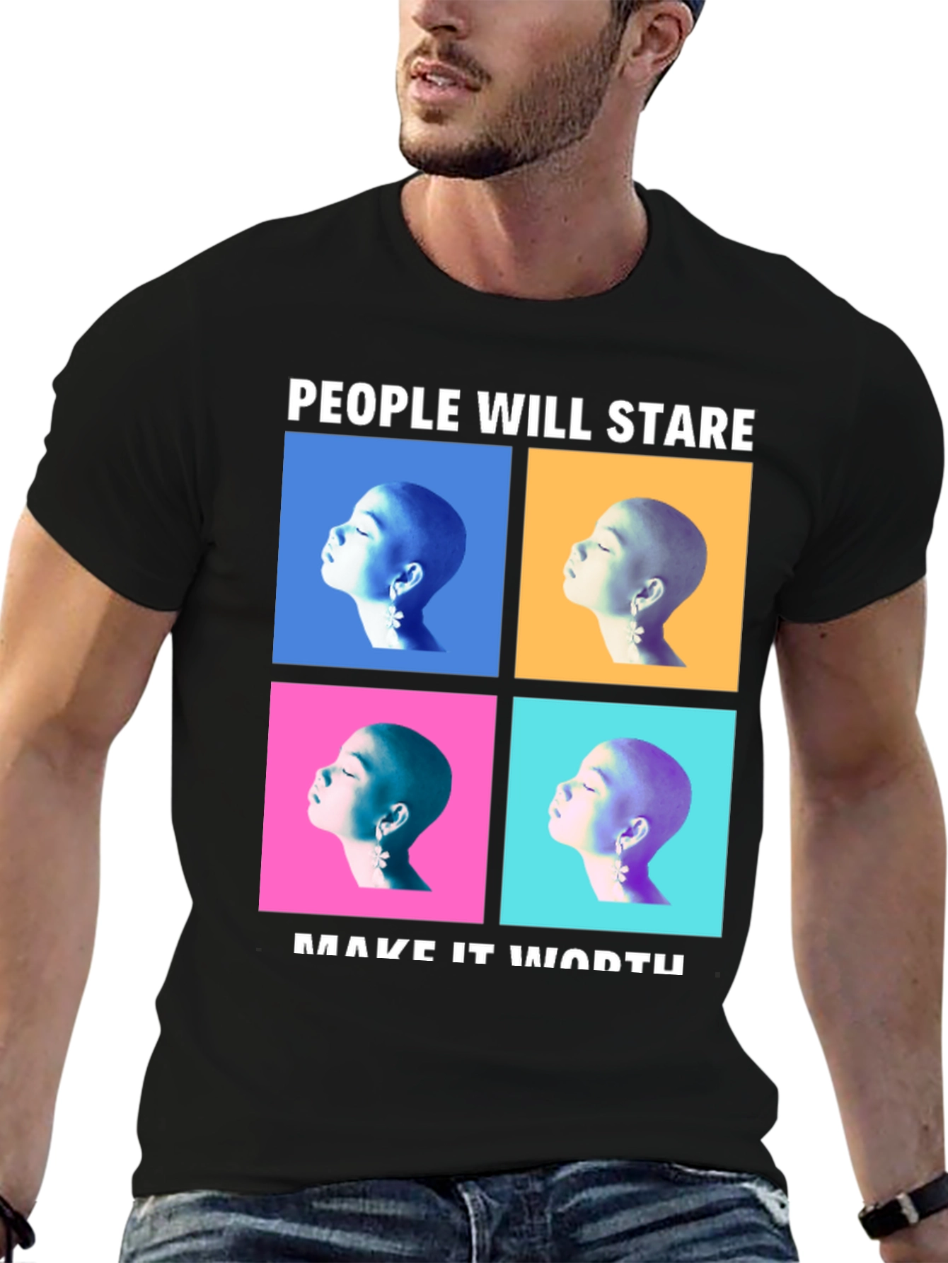 Statement T-Shirt: People Will Stare Graphic Tee