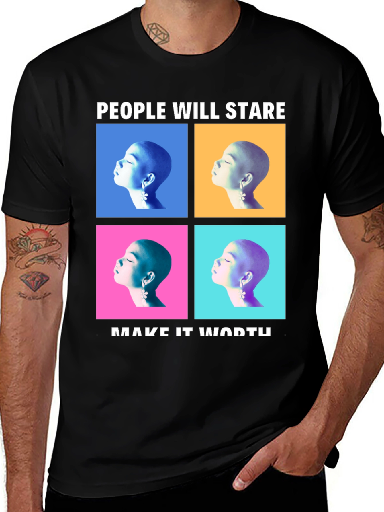 Statement T-Shirt: People Will Stare Graphic Tee