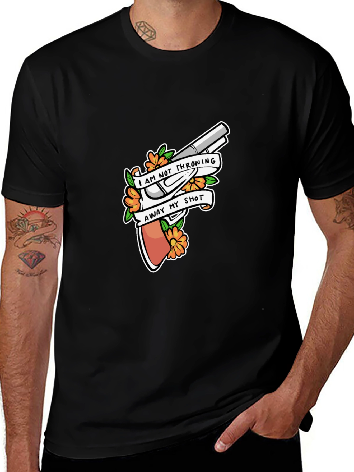 Shot Tattoo Graphic T-Shirt
