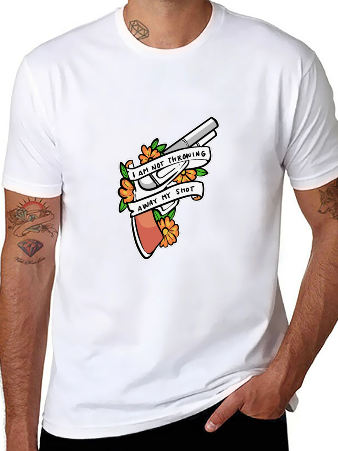 Shot Tattoo Graphic T-Shirt