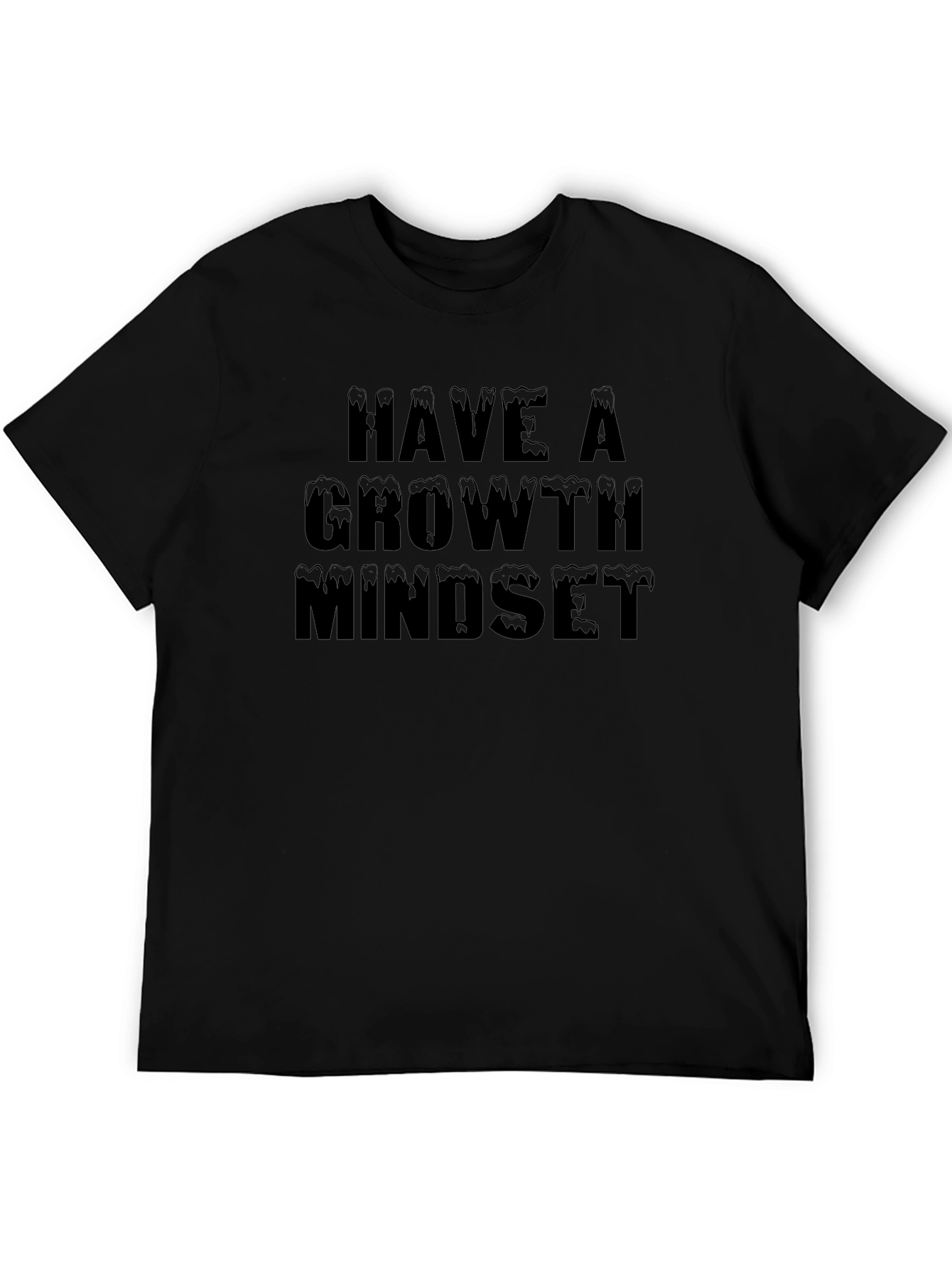 Growth Mindset Black T-Shirt