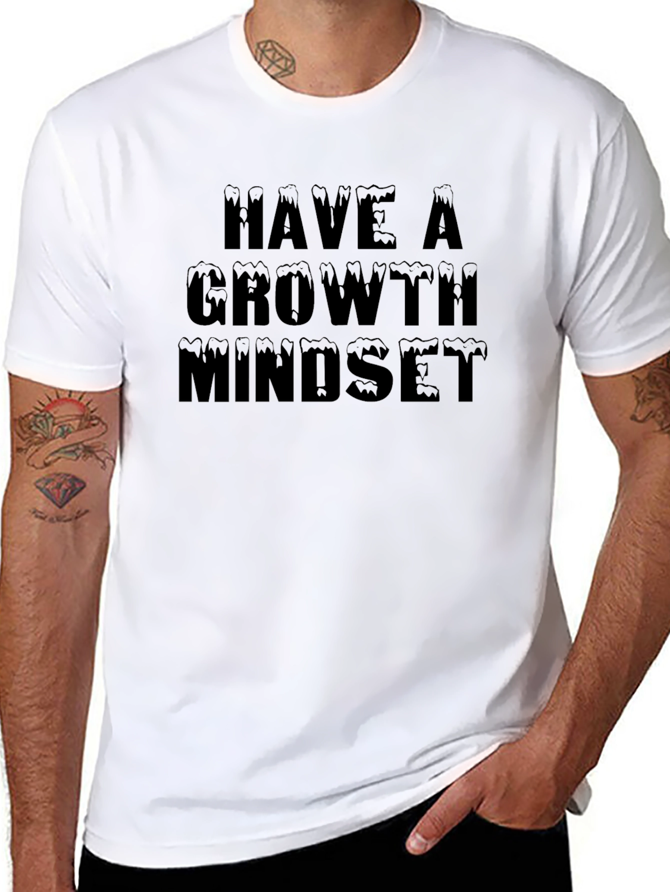 Growth Mindset Black T-Shirt