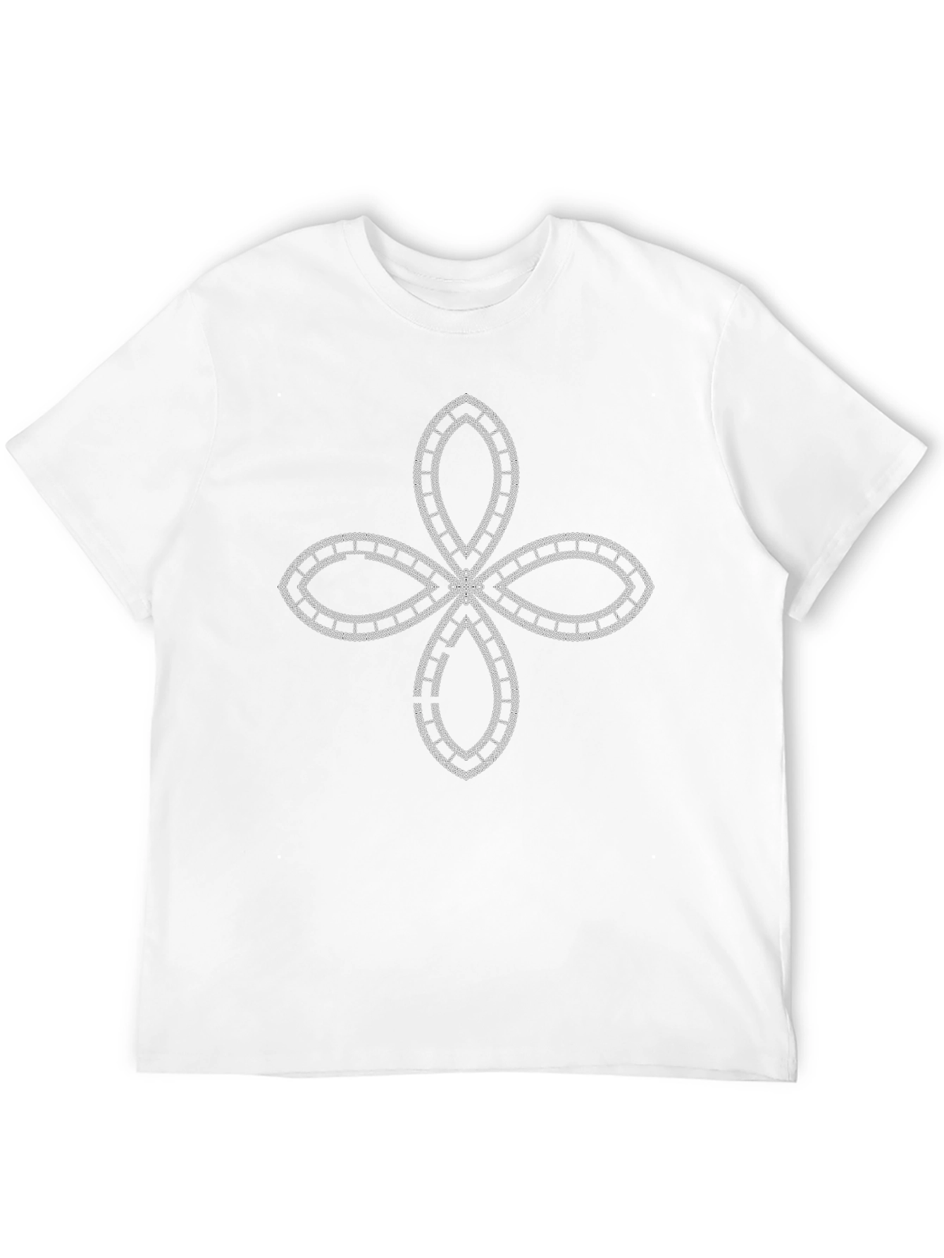 Black Floral Graphic Tee - Modern Casual Style