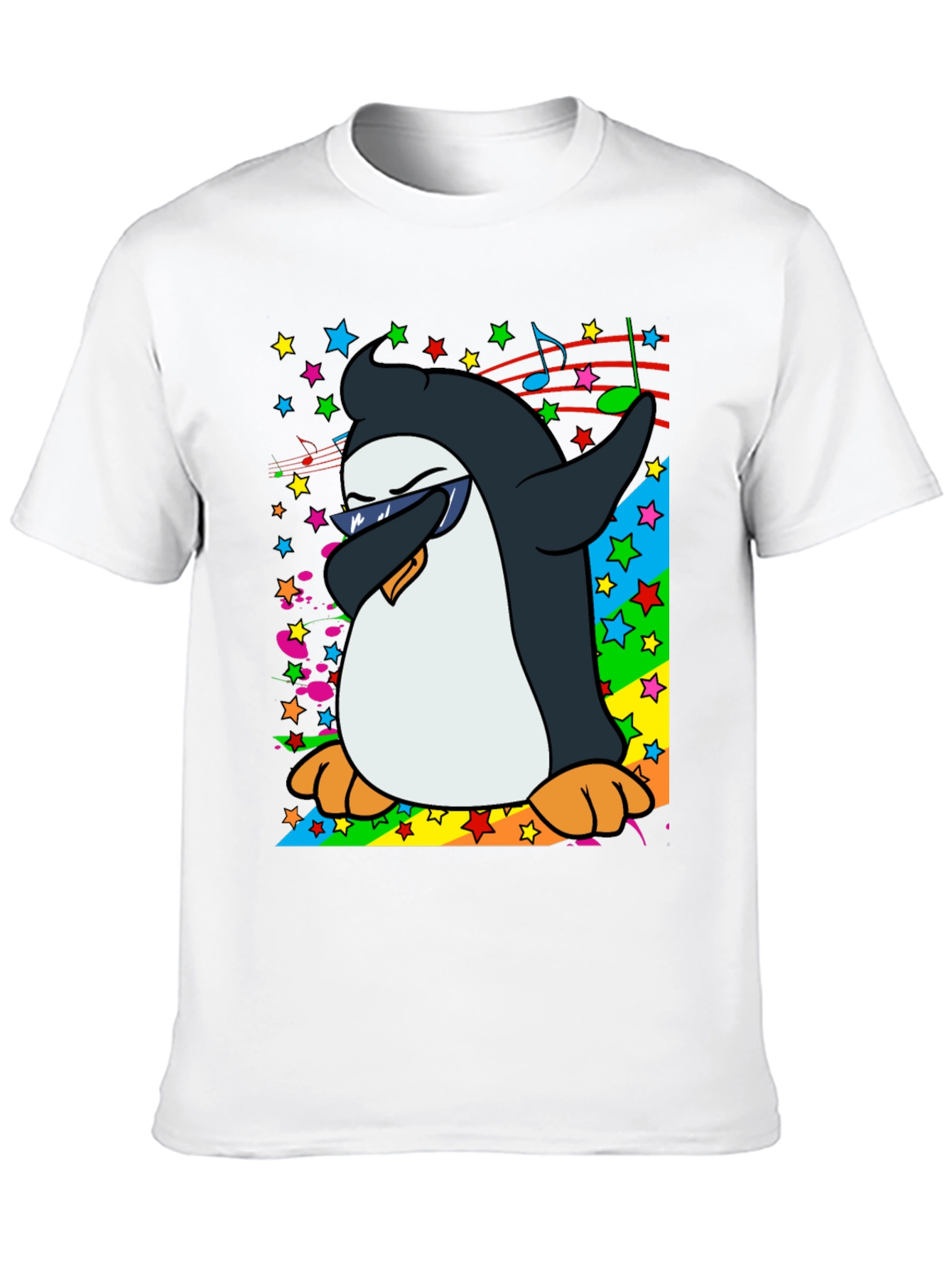 Dabbing Penguin Graphic T-Shirt