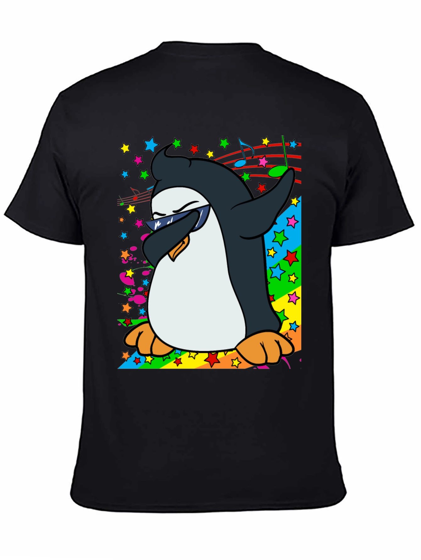 Dabbing Penguin Graphic T-Shirt