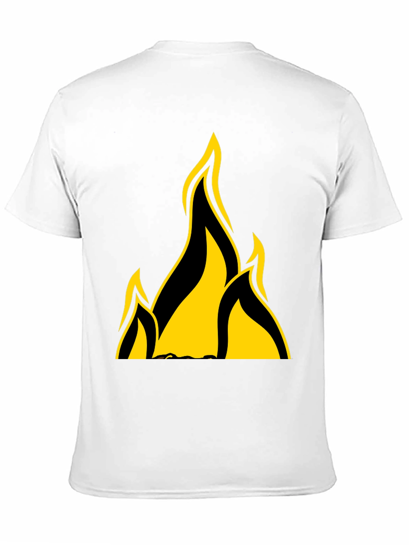 Flame Graphic Black T-Shirt