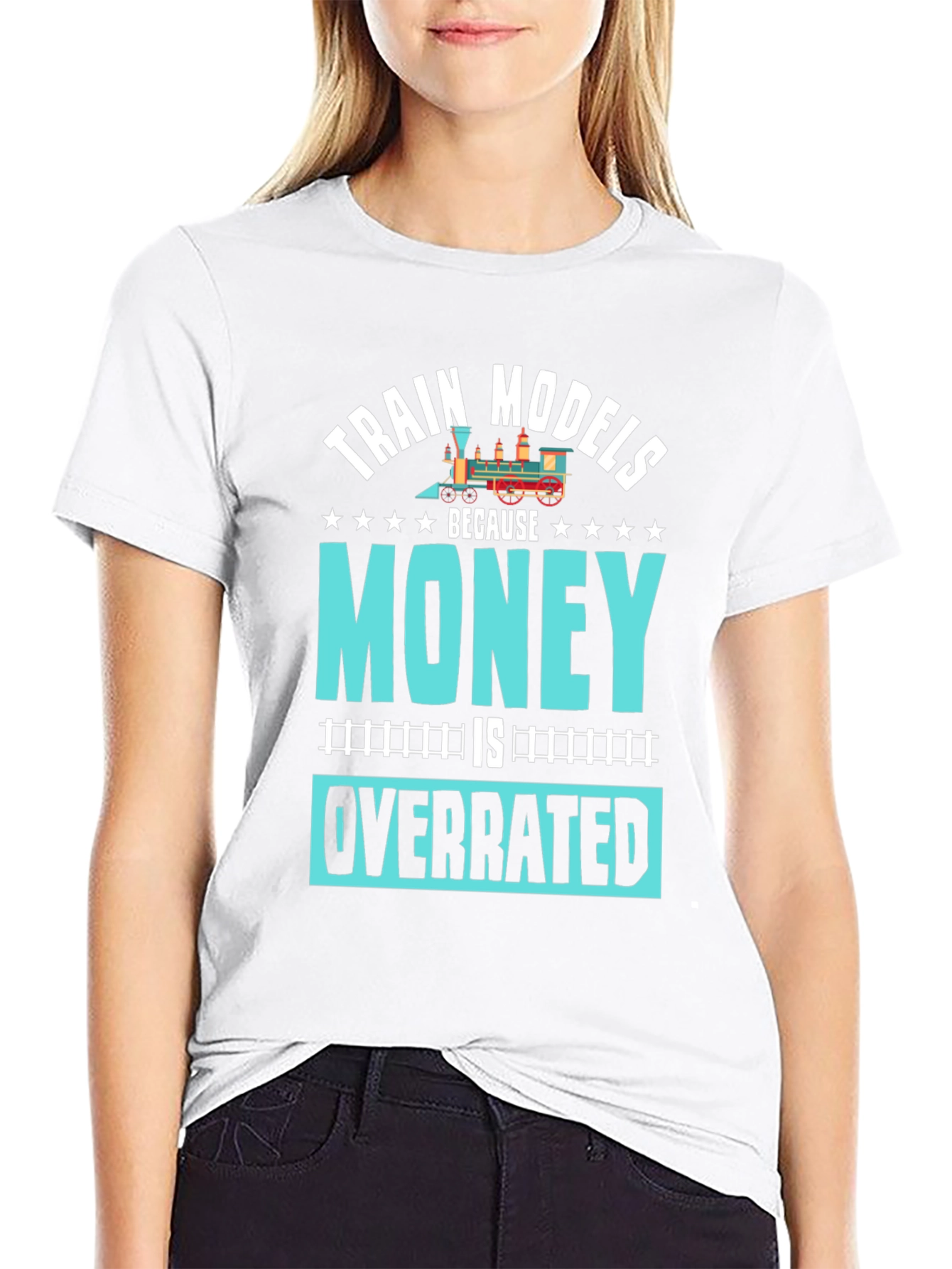 Train Models Overrated Hobby T-Shirt