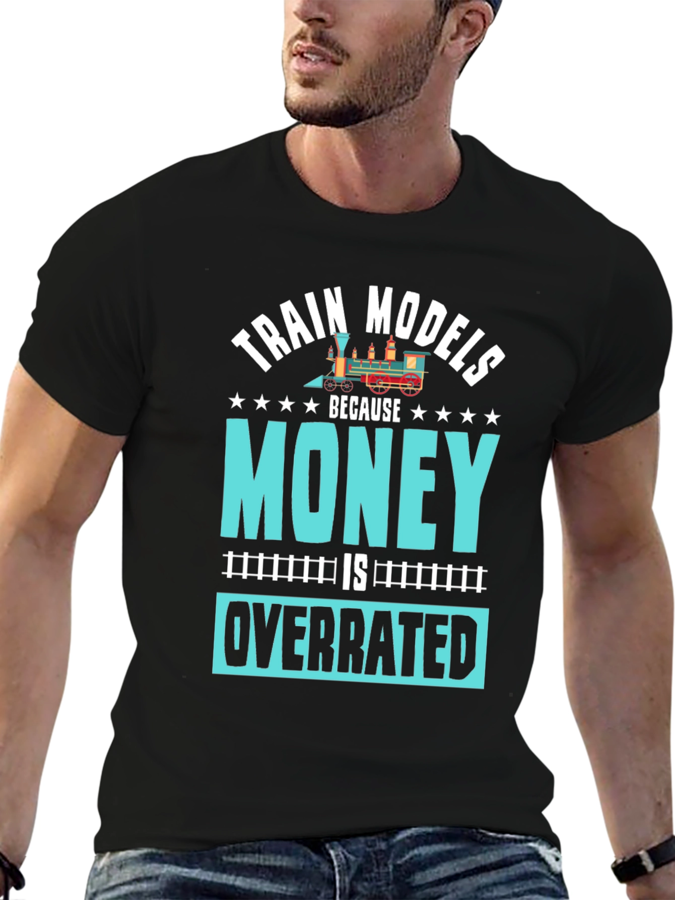 Train Models Overrated Hobby T-Shirt