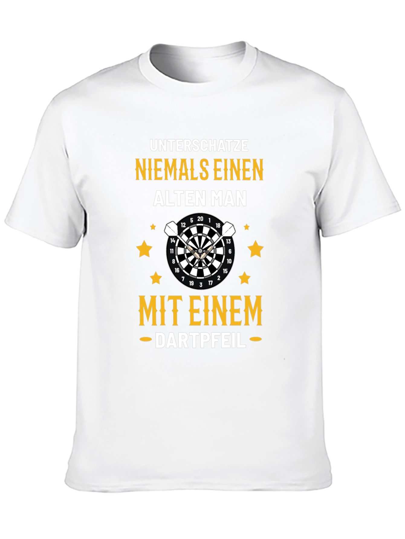 Funny Dart Player T-Shirt for Men