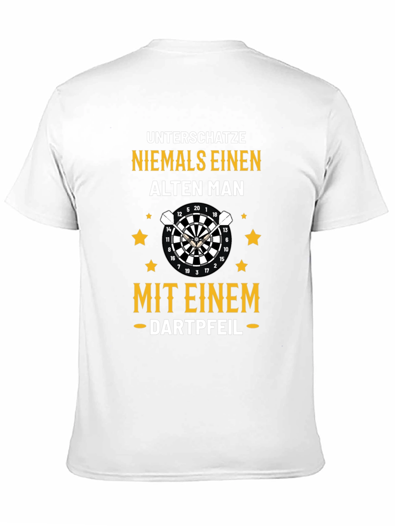 Funny Dart Player T-Shirt for Men
