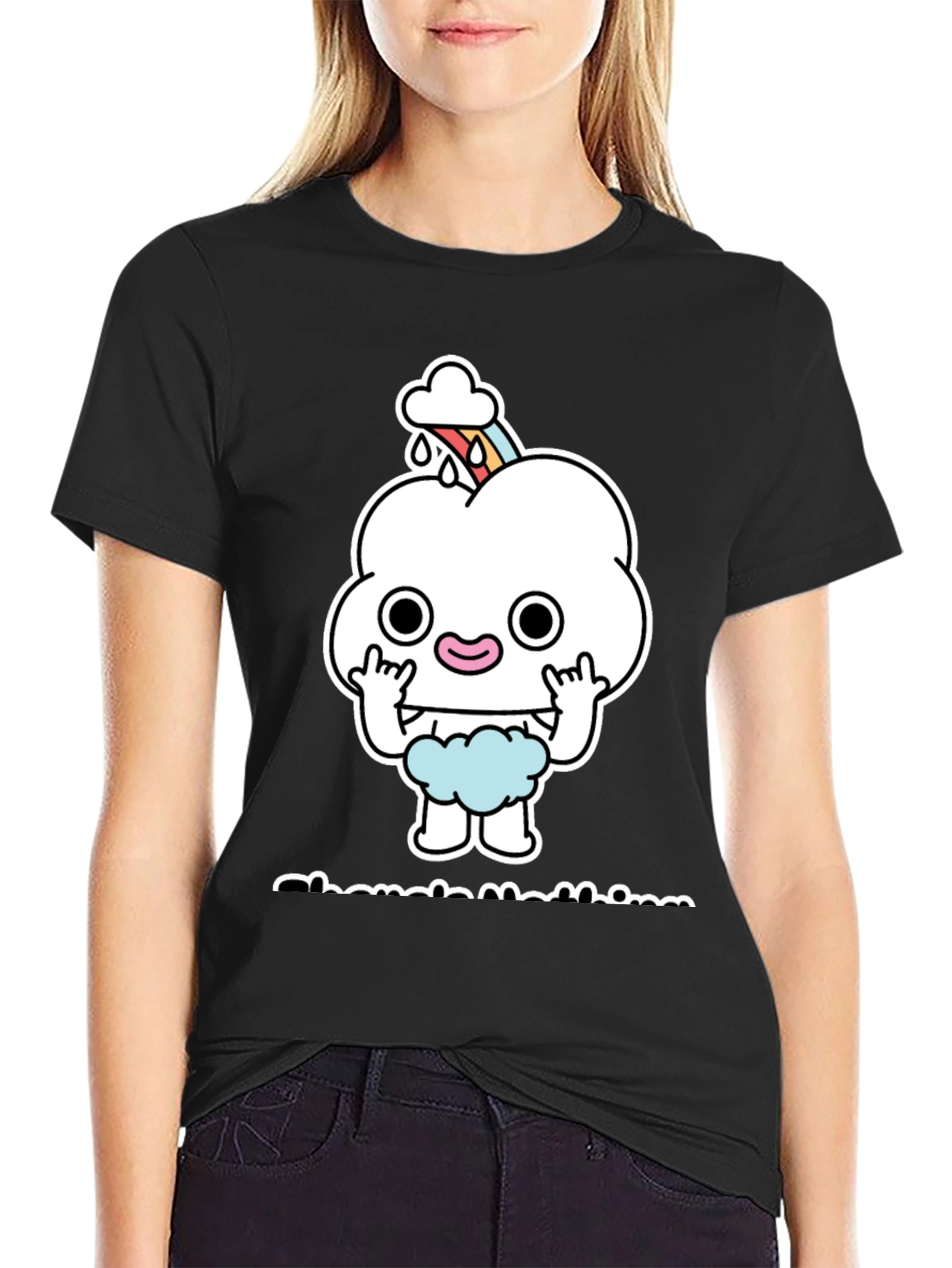 Funny Cartoon Cloud T-Shirt
