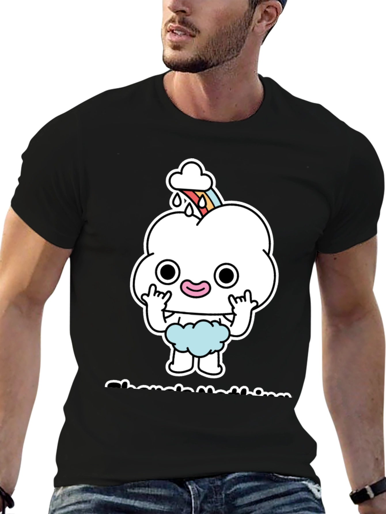 Funny Cartoon Cloud T-Shirt