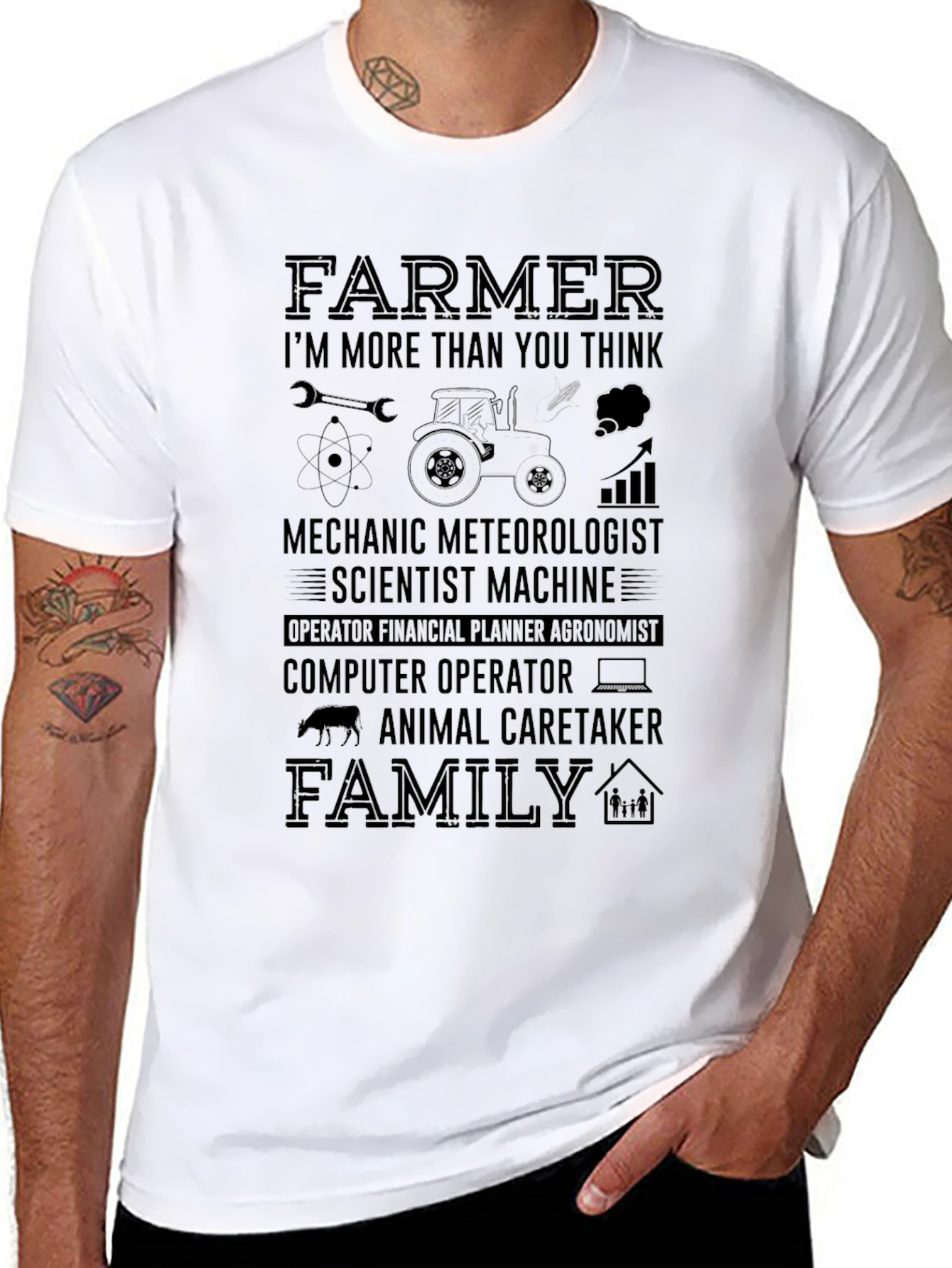 Farmer More Than You Think Graphic T-Shirt