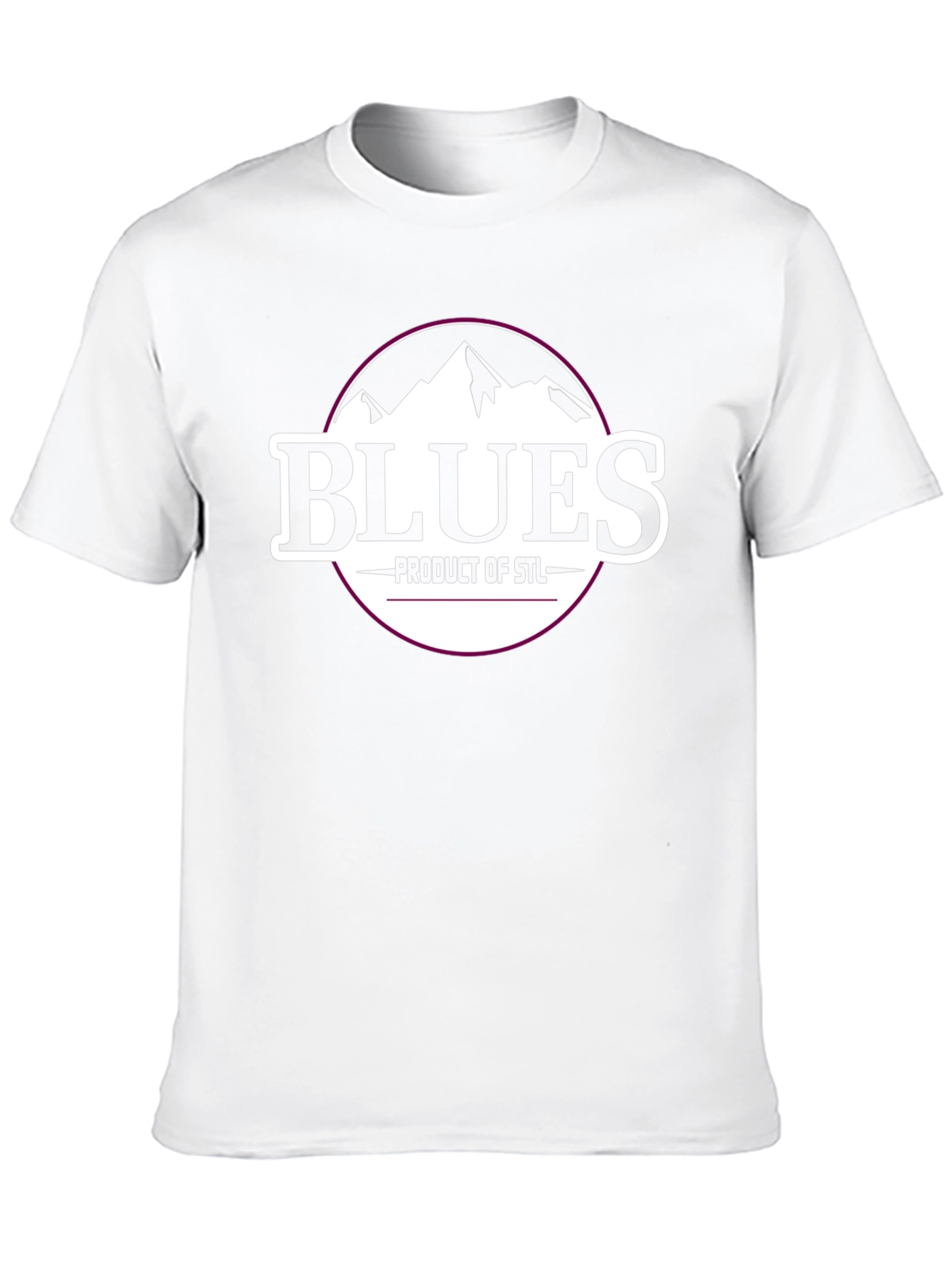 Blues Product of STL Black T-Shirt