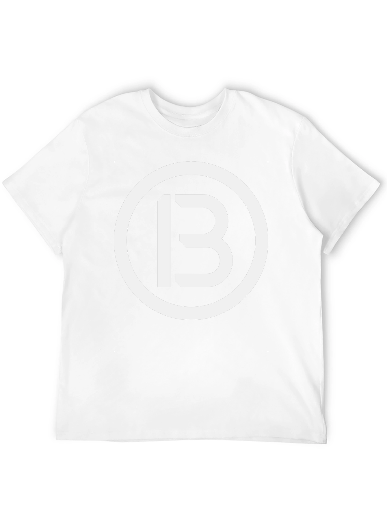 Black T-Shirt with White 13 Circle Logo