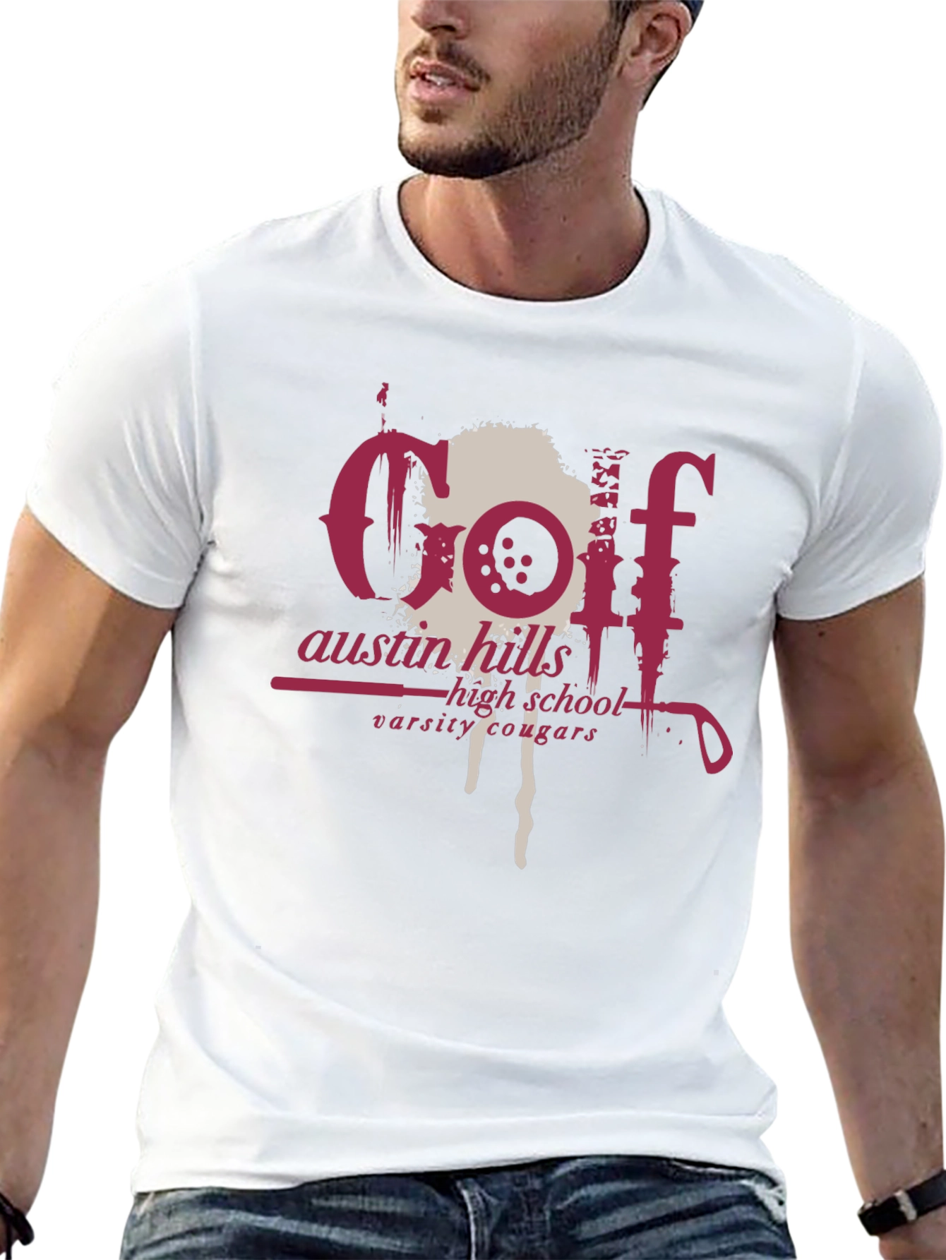 Golf Team T-Shirt - Austin Hills Cougars