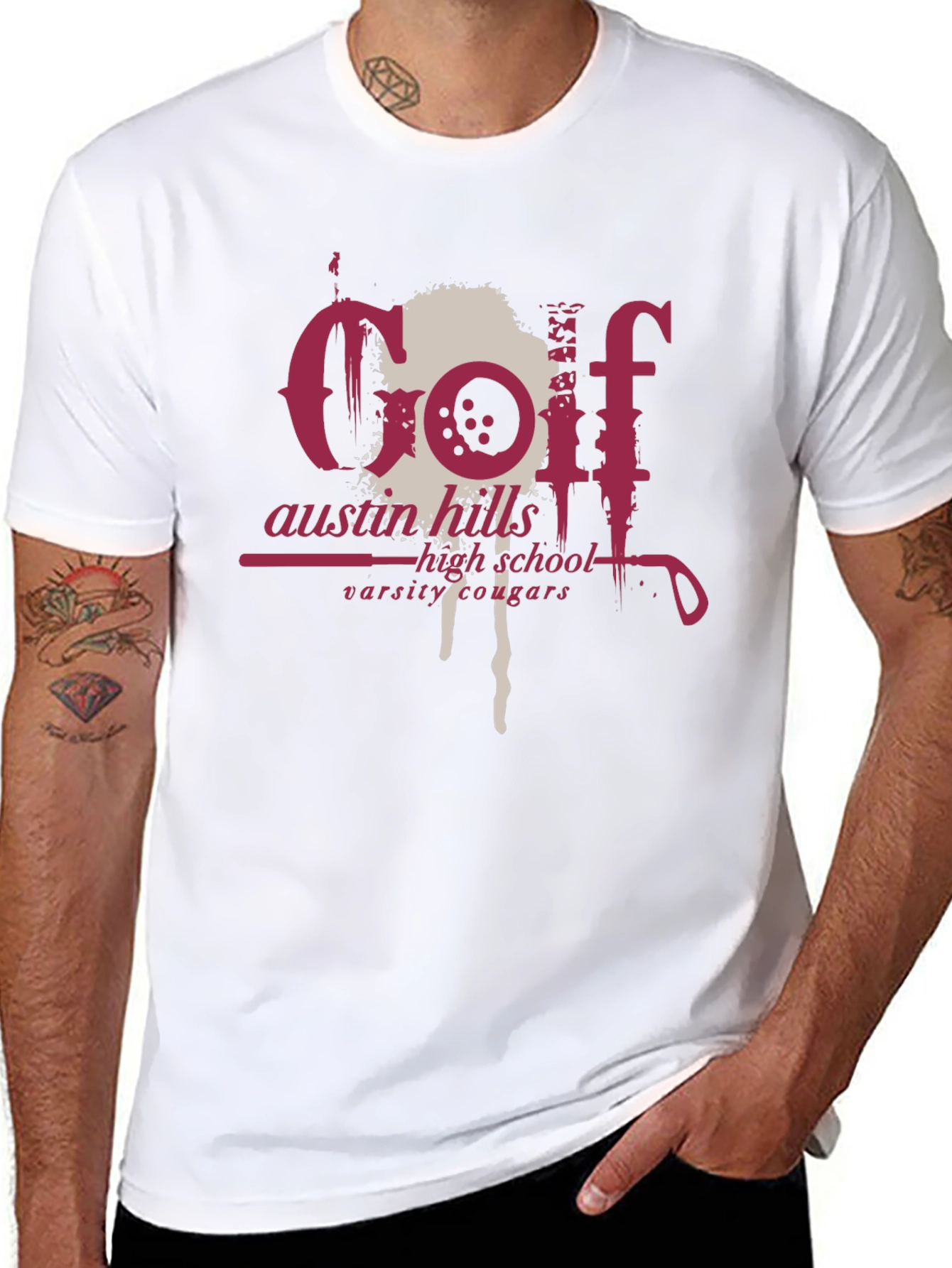 Golf Team T-Shirt - Austin Hills Cougars