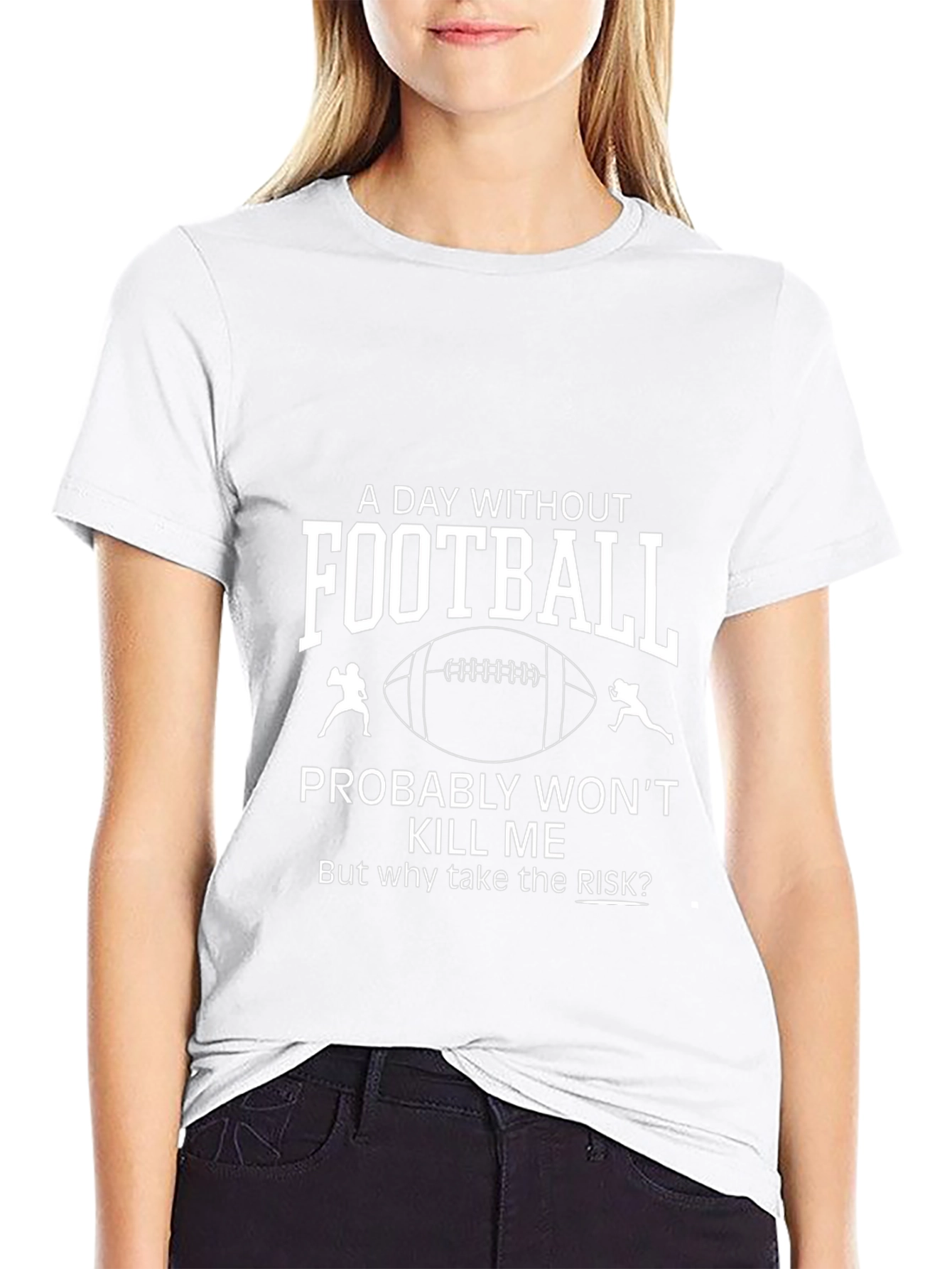 A Day Without Football Graphic T-Shirt