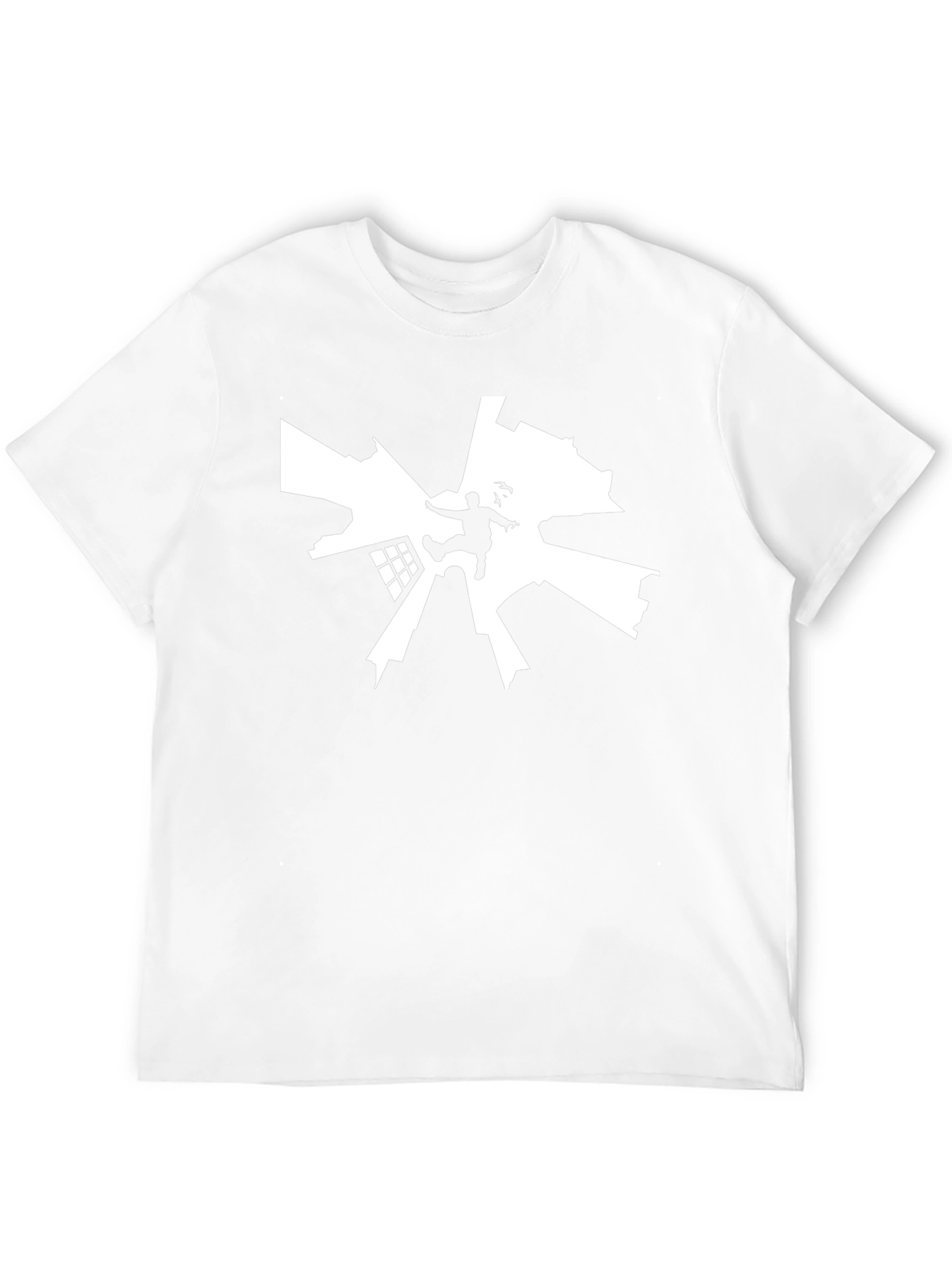 Urban Stunt Black Tee - Thrill Seeker Design