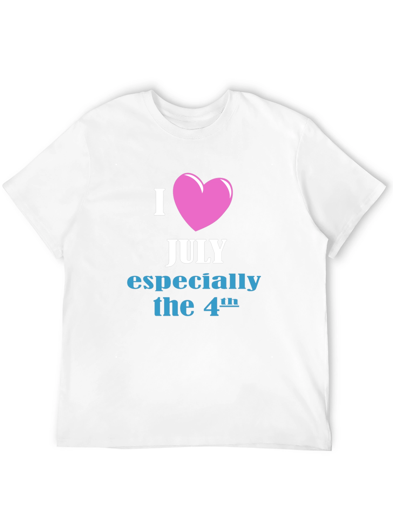 I Heart July 4th Graphic T-Shirt