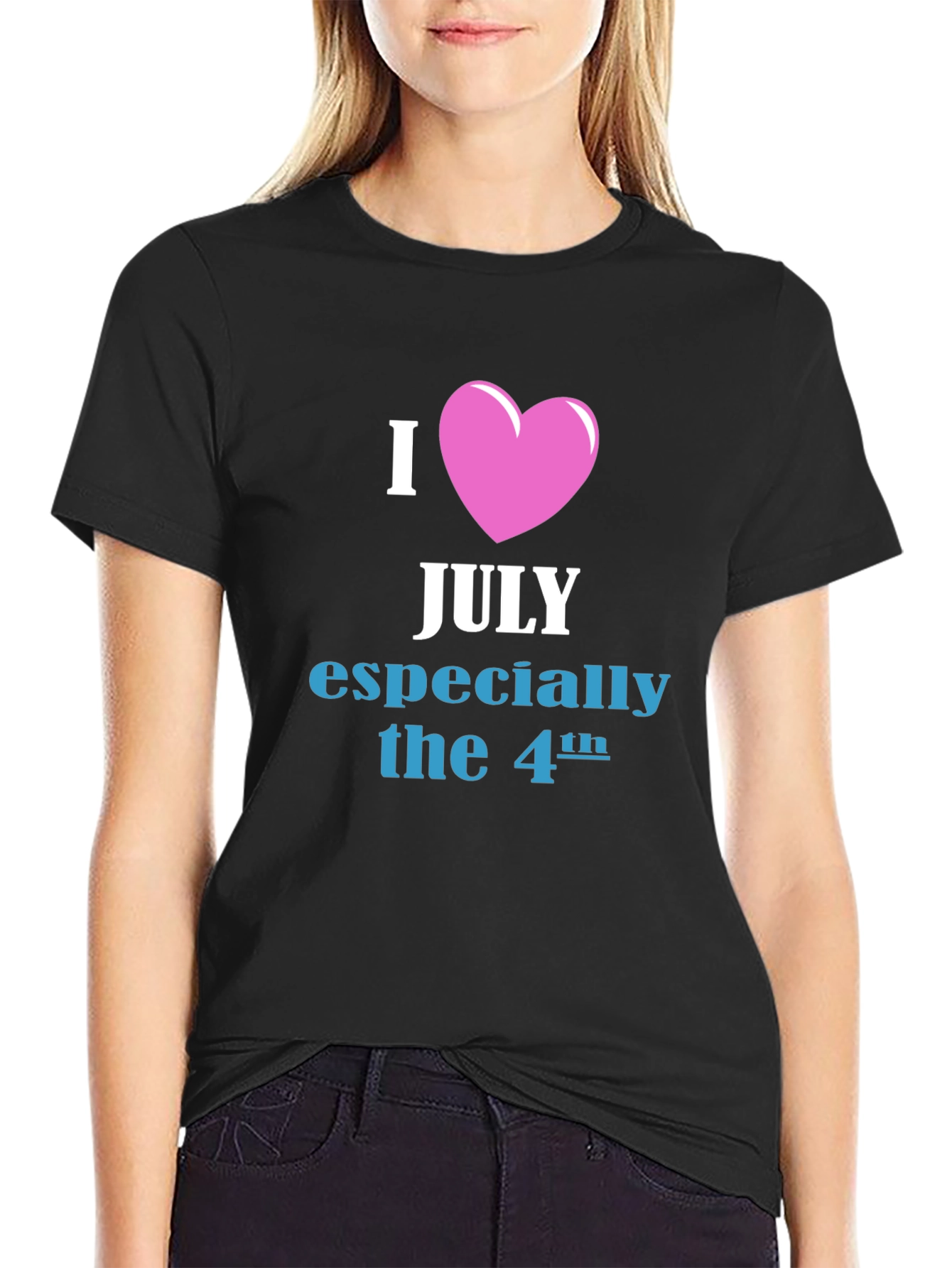 I Heart July 4th Graphic T-Shirt