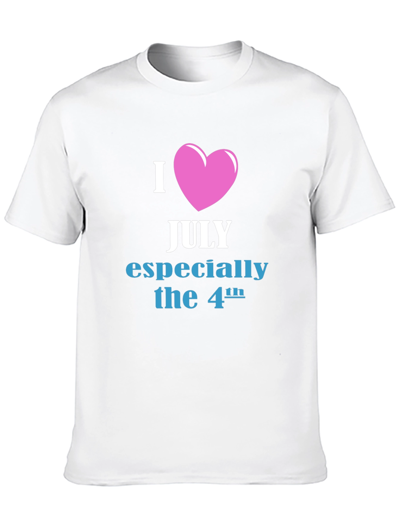 I Heart July 4th Graphic T-Shirt