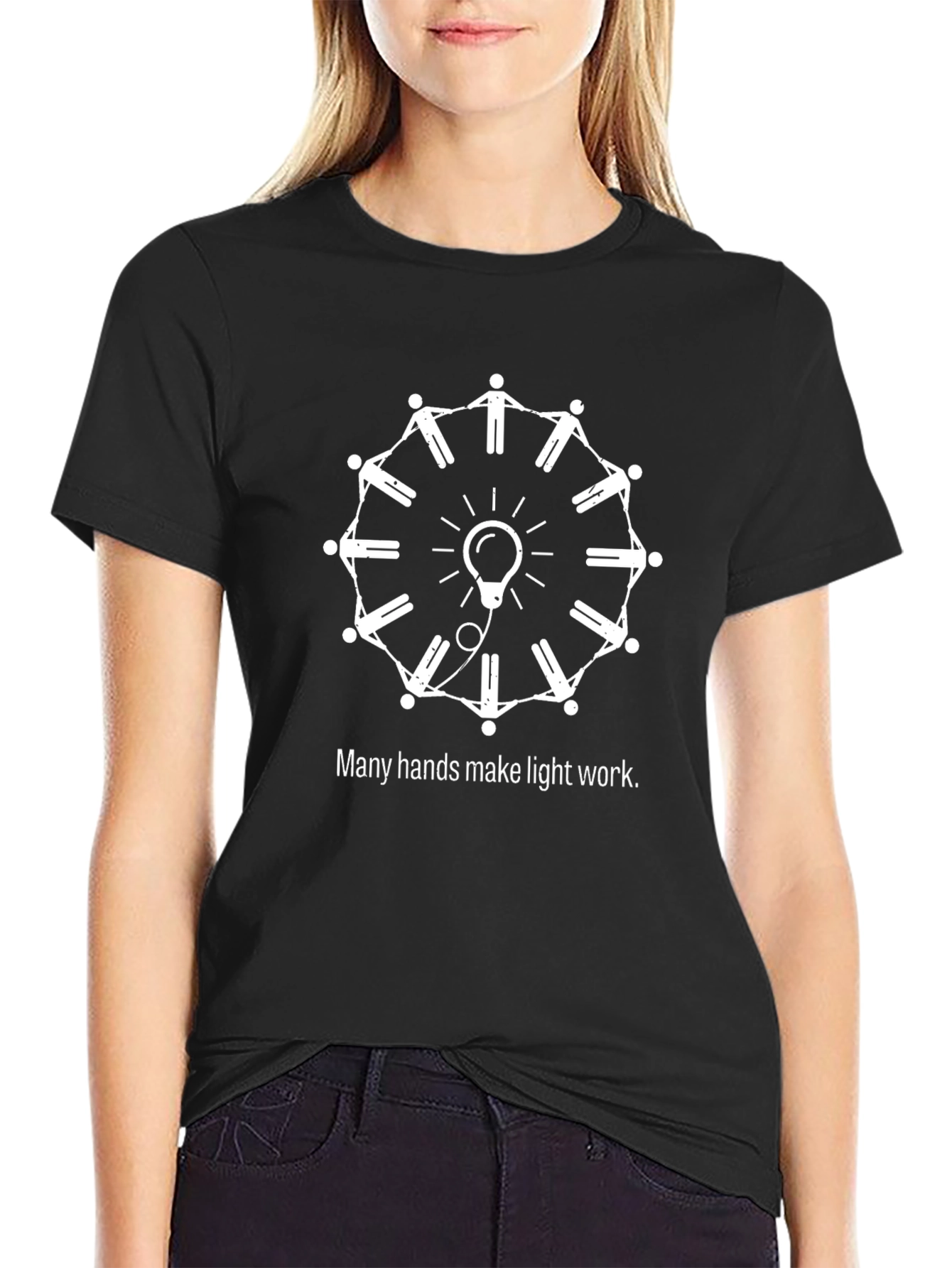 Unity Lightbulb Graphic T-Shirt