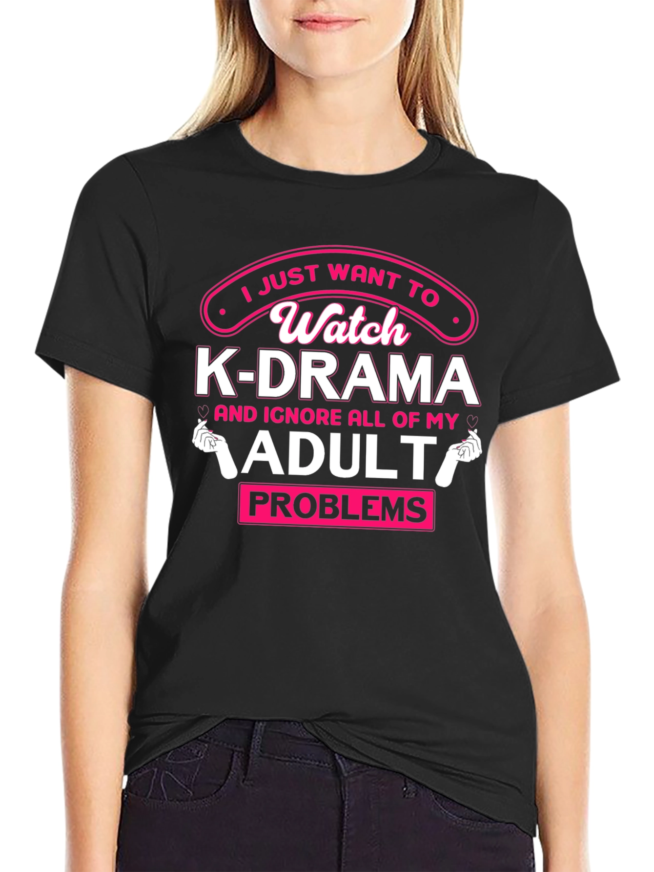 K-Drama Watcher T-Shirt - Adulting Humor Tee