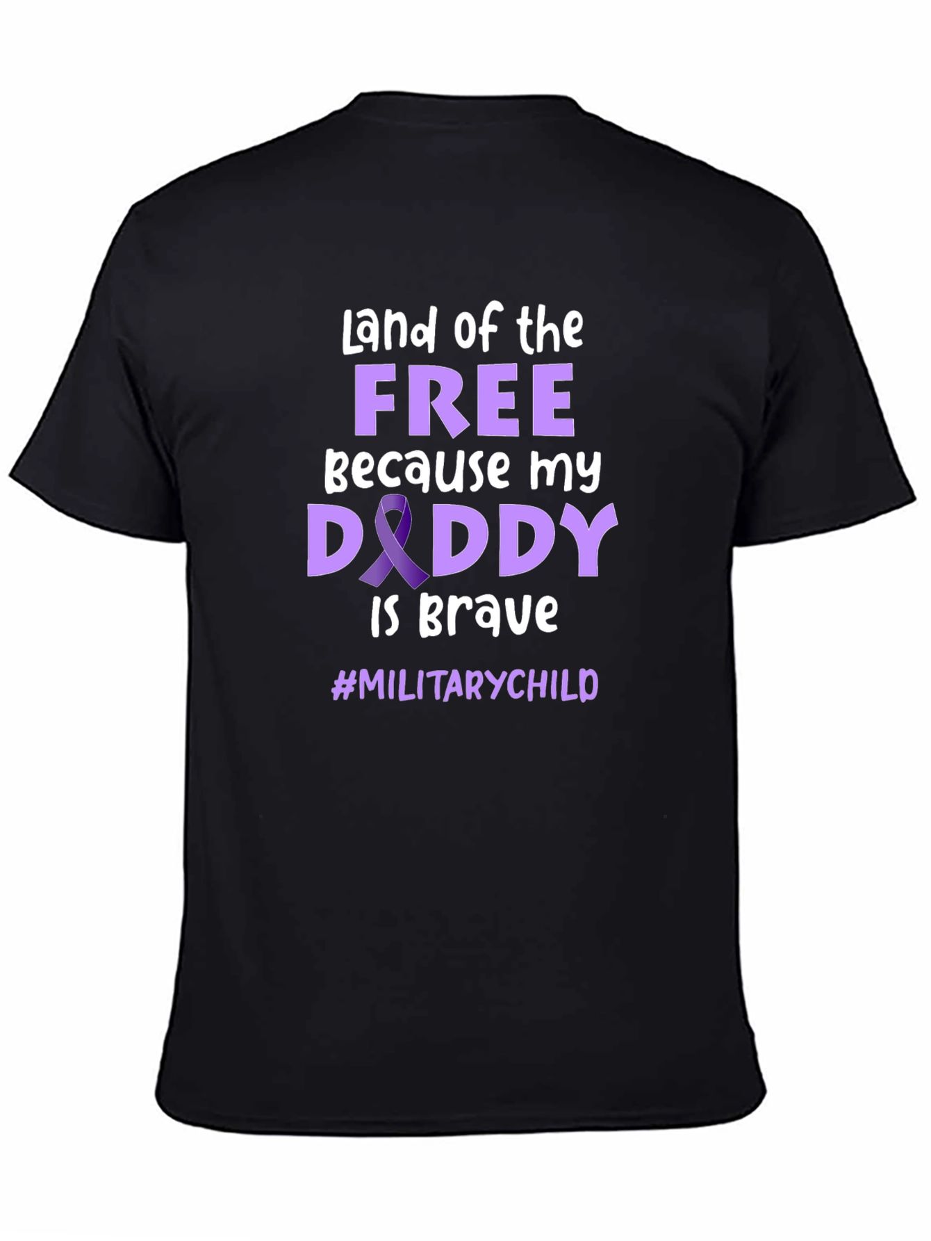 Military Child Daddy Brave T-Shirt