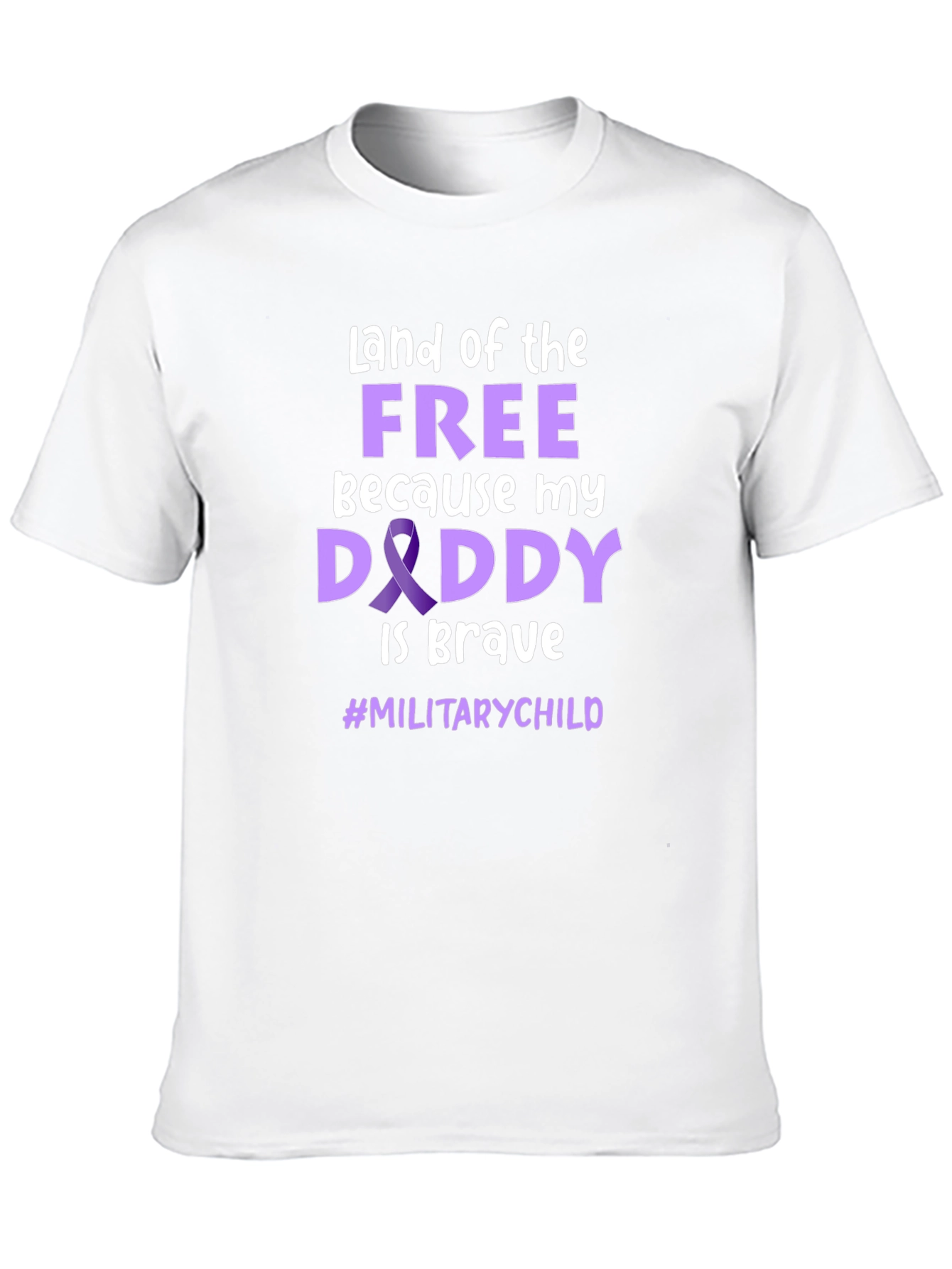 Military Child Daddy Brave T-Shirt