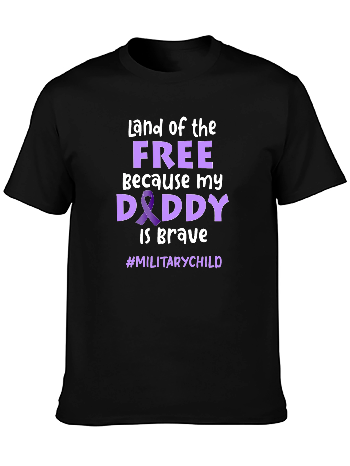 Military Child Daddy Brave T-Shirt