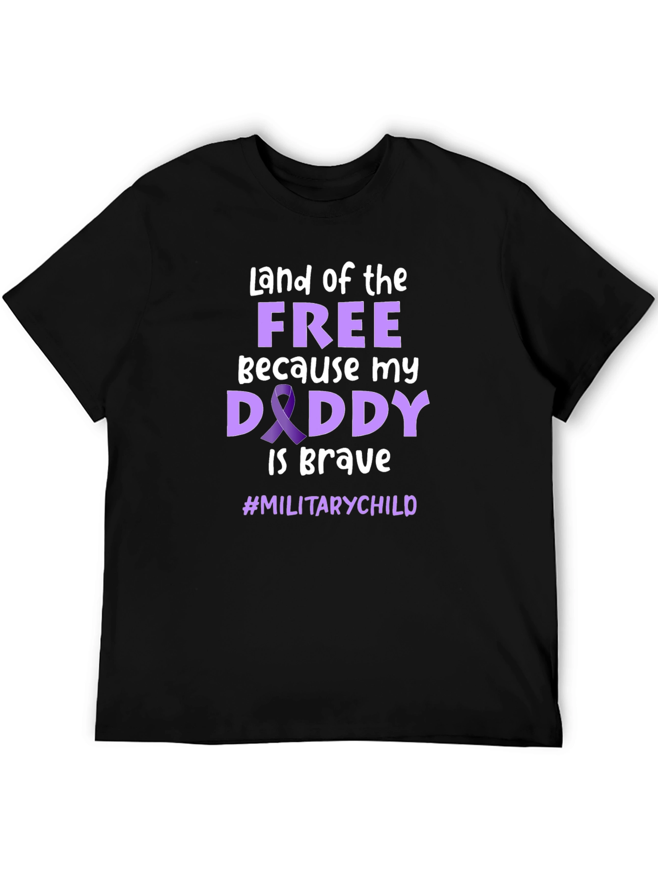 Military Child Daddy Brave T-Shirt