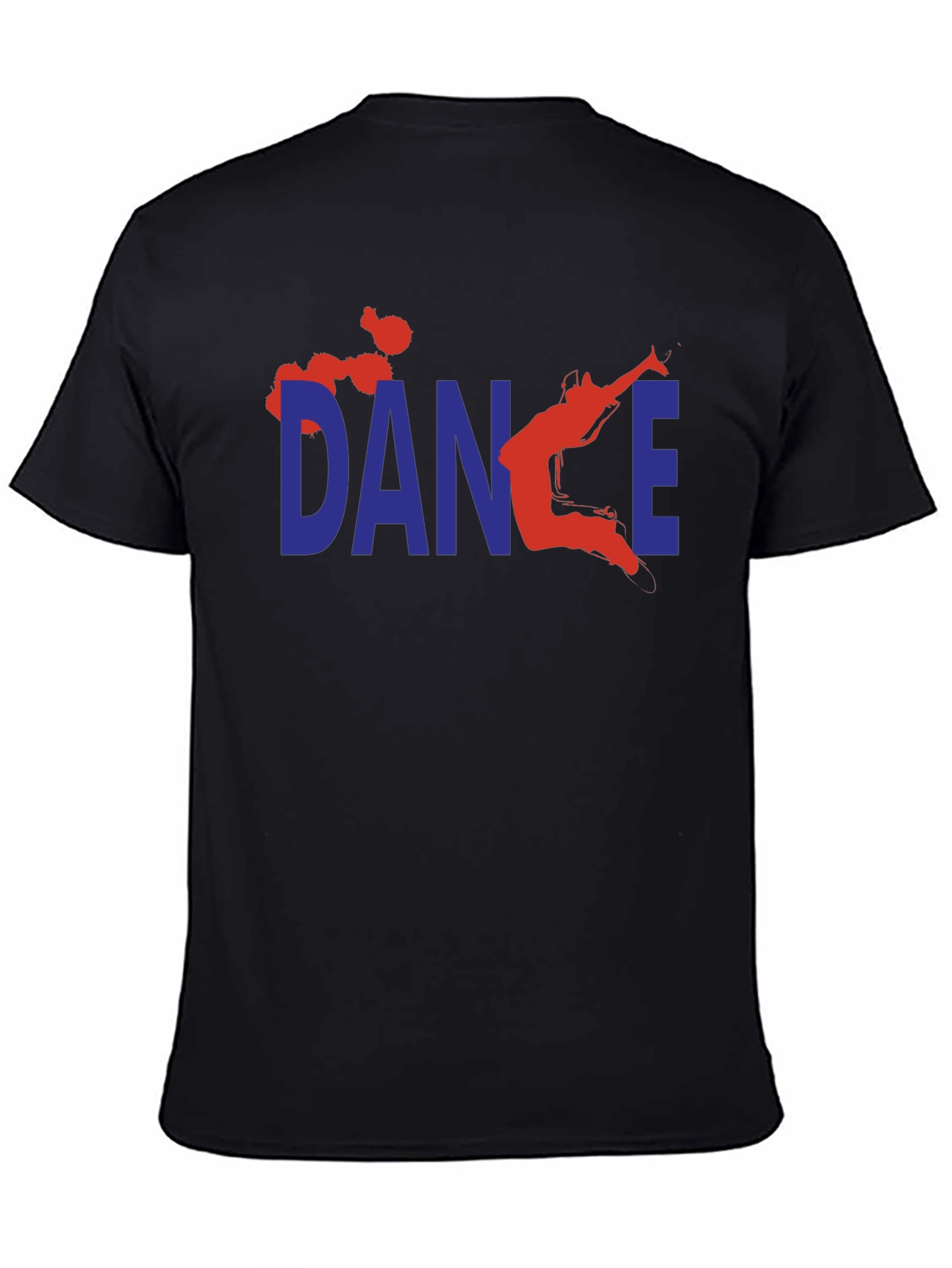 Dance Graphic T-Shirt - Black Cotton Tee