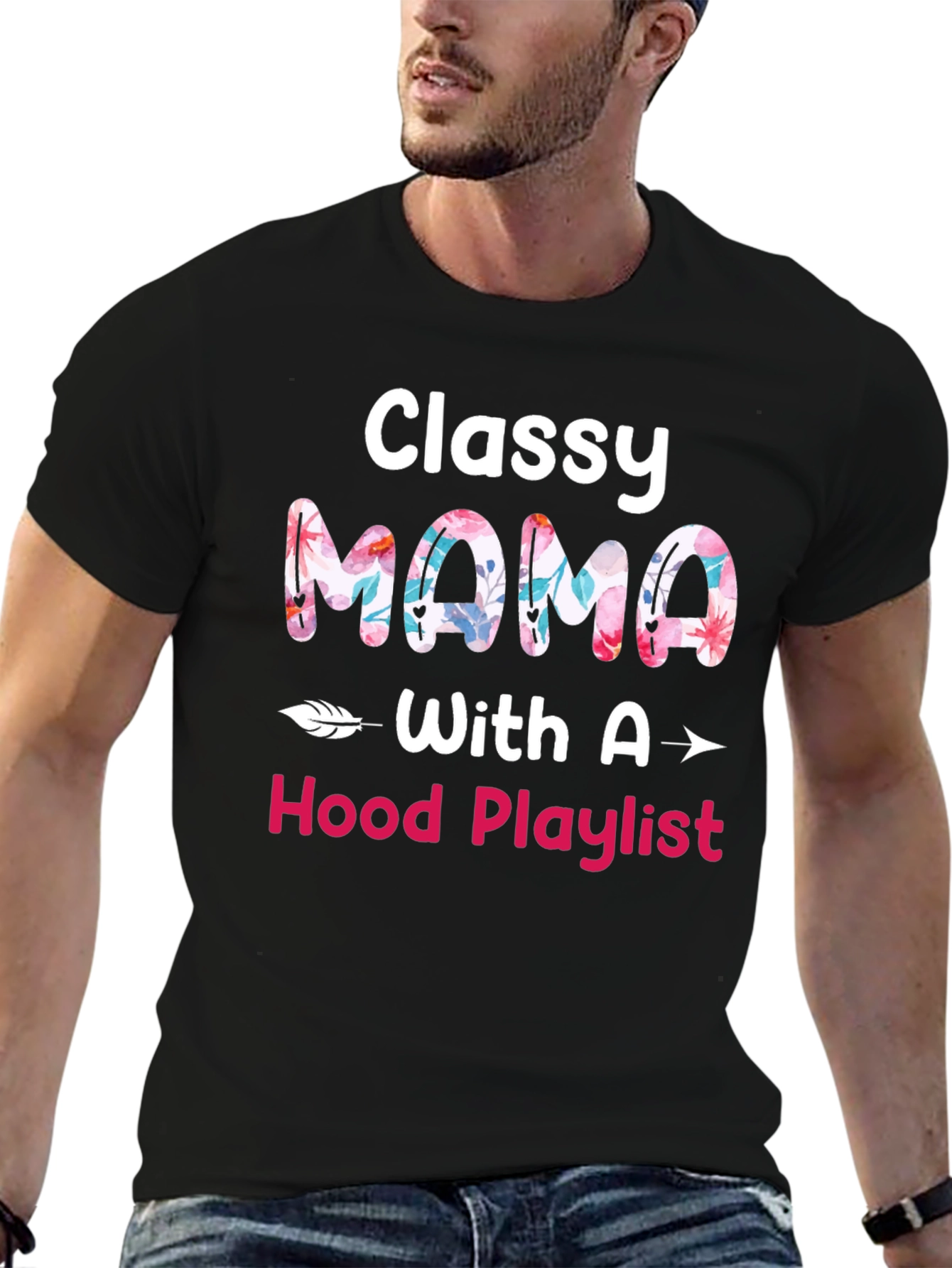 Classy Mama Hood Playlist Graphic Tee