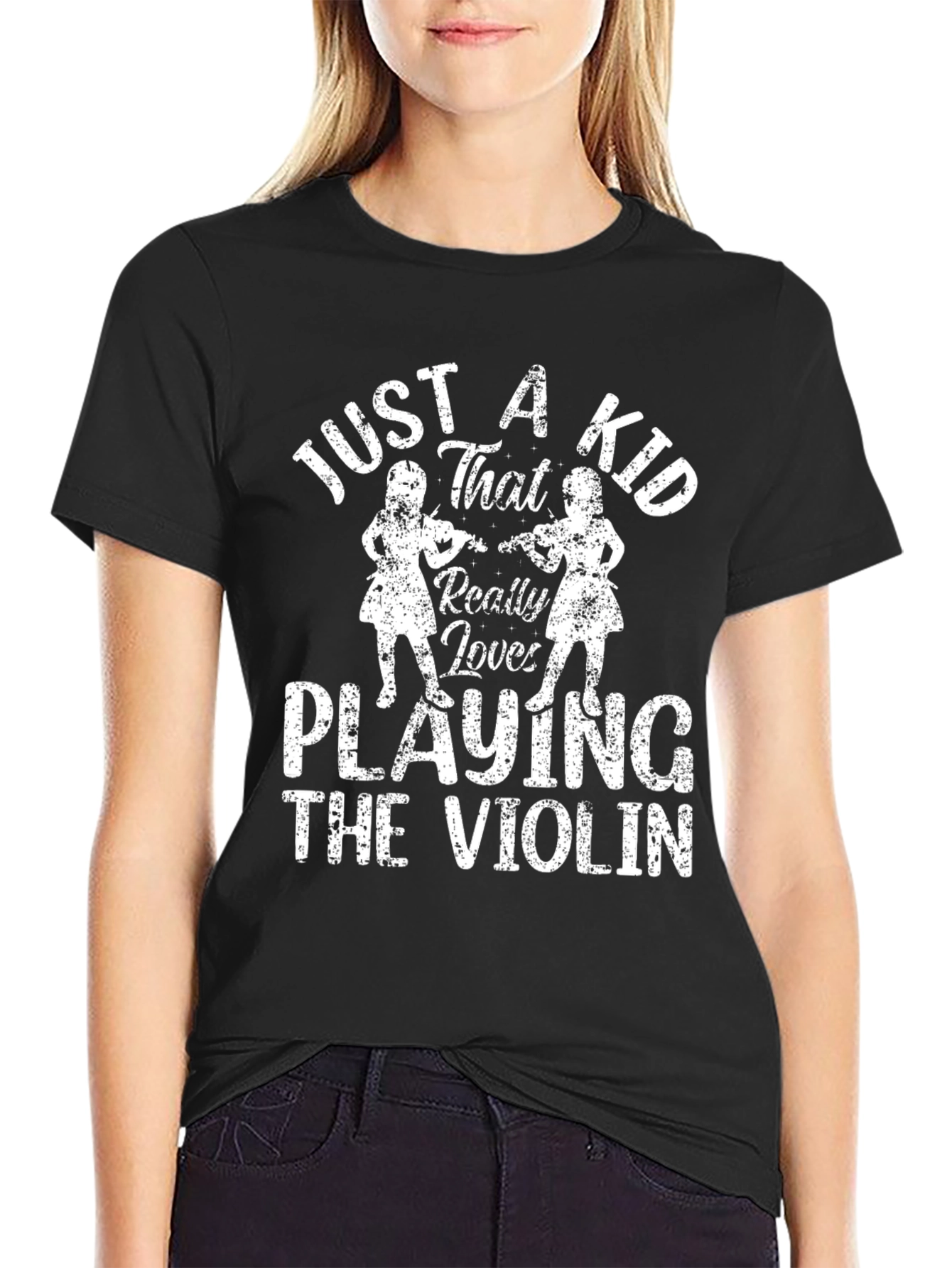 Just A Kid That Loves Playing Violin T-Shirt